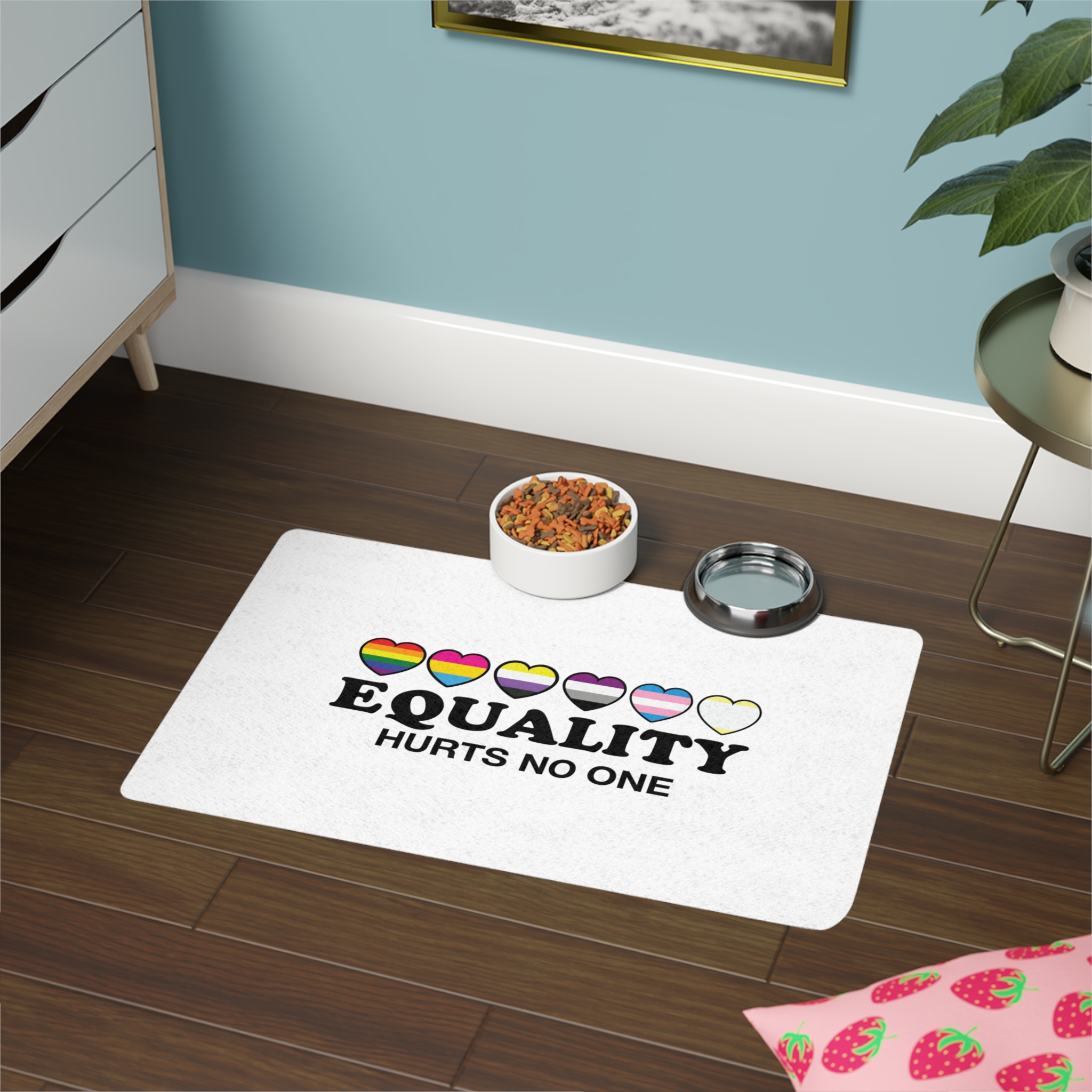 Lgbt Part Svg Tshirt Design Lgbt Part Svg Cut Files Design Lgbt Part Typography Vector Design Pet Food Mat 12x18 - Image 4