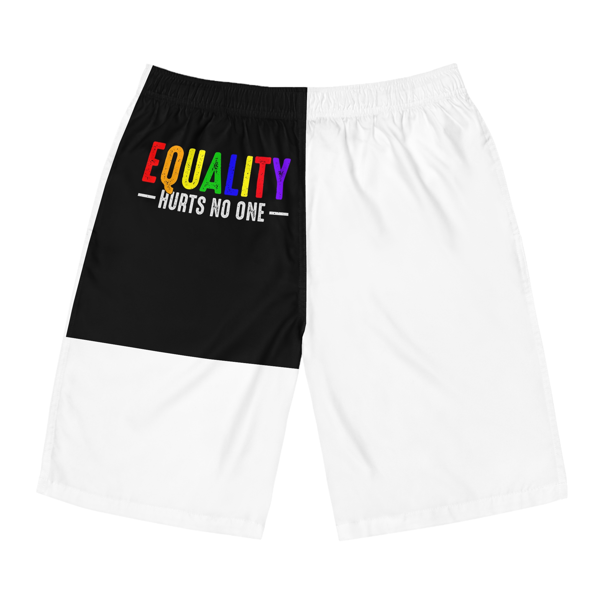 Feminism Tshirt Design Feminist Shirt Equality Hurts No One Mens Board Shorts Aop