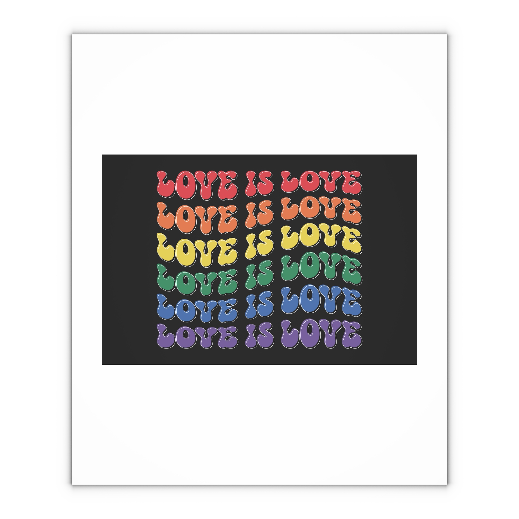Pride Lgbtq Gay Typography Vector Tshirt Design(8) Gift Wrapping Paper Sheets 1pc - Image 4