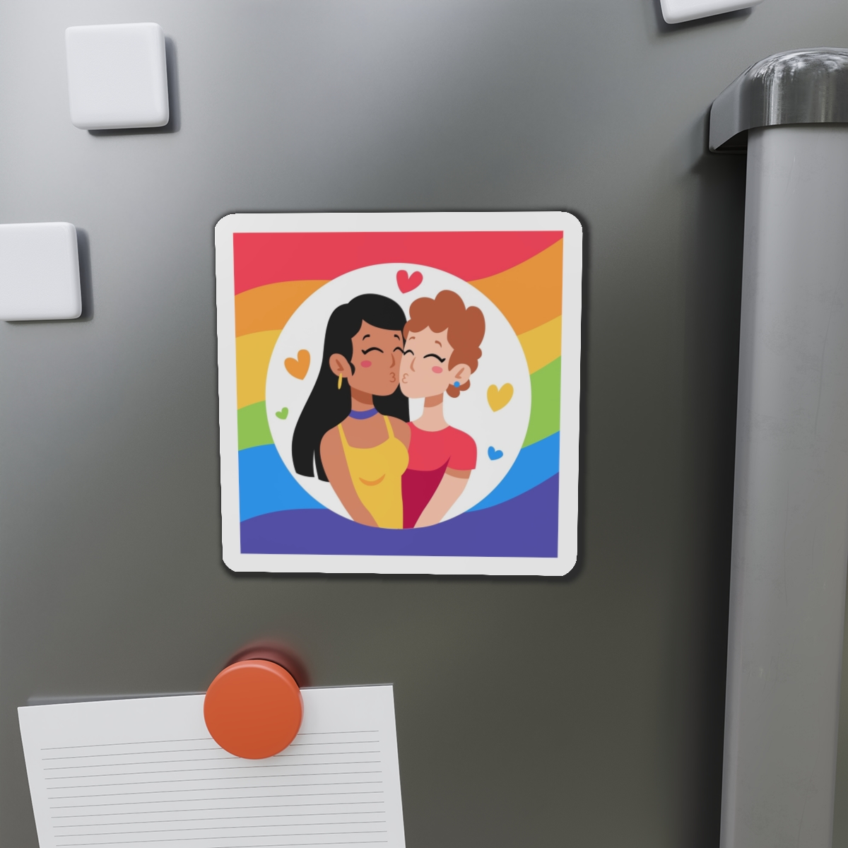 Lesbian Pride Design EF902A Die Cut Magnets - Image 11