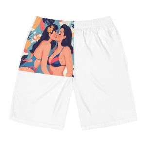 Lesbian Pride Design 7397DE Mens Board Shorts Aop