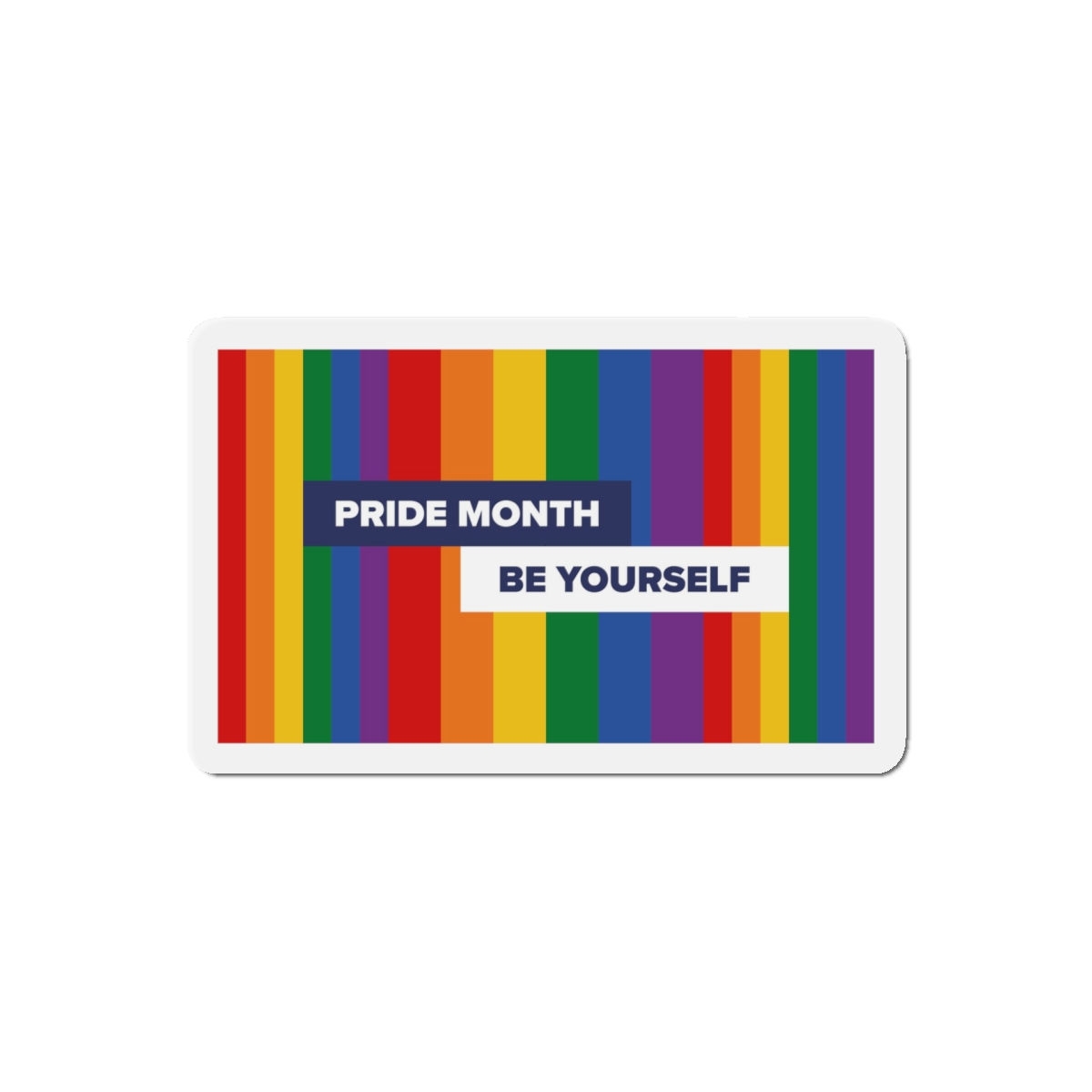 Lgbt Pride Month June Lesbian Gay Bisexual Transgender Lgbtq Flag Rainbow Vector2 Die Cut Magnets - Image 10