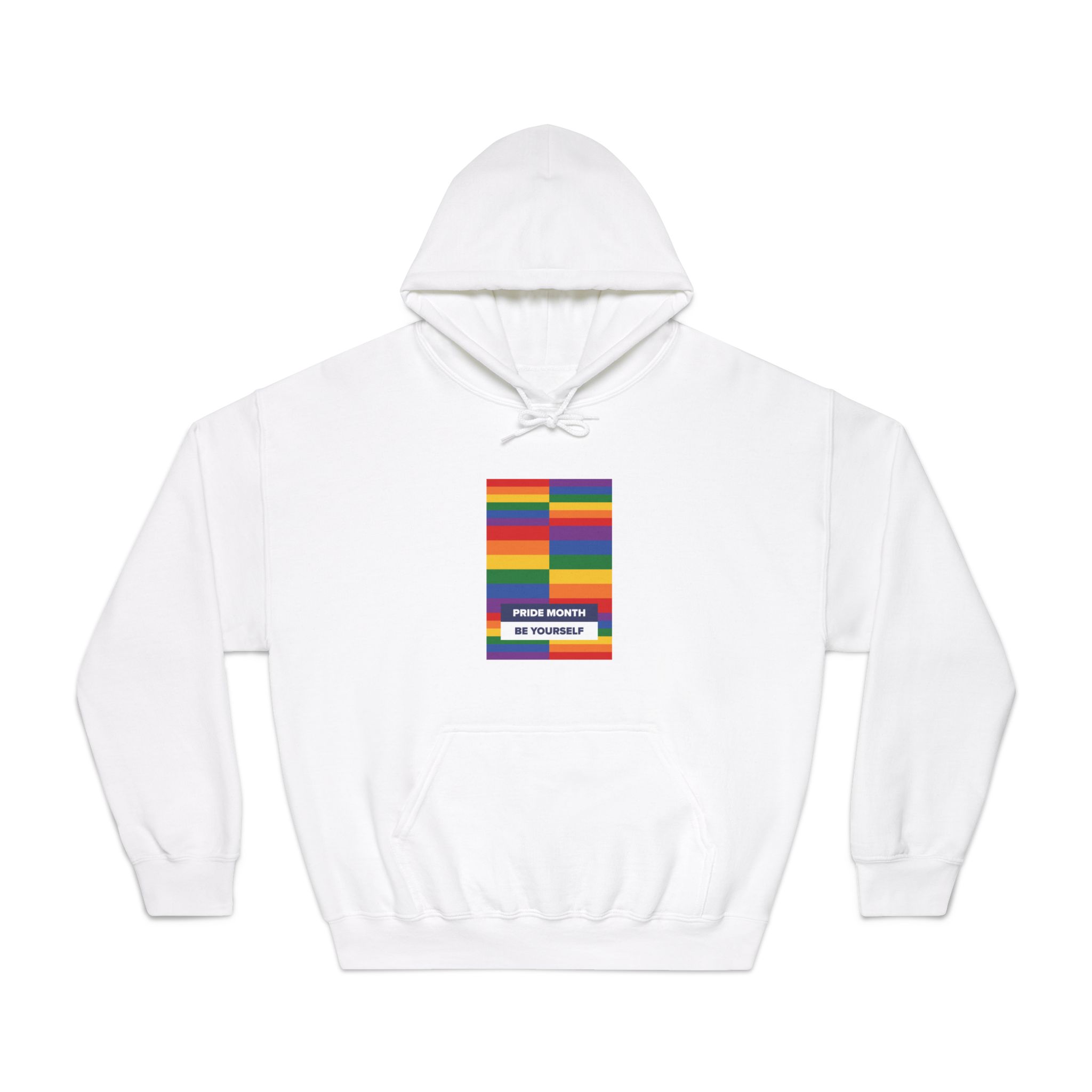 Lgbt Pride Month June Lesbian Gay Bisexual Transgender Lgbtq Flag Rainbow Vector(3) Unisex Dryblend Hooded Sweatshirt