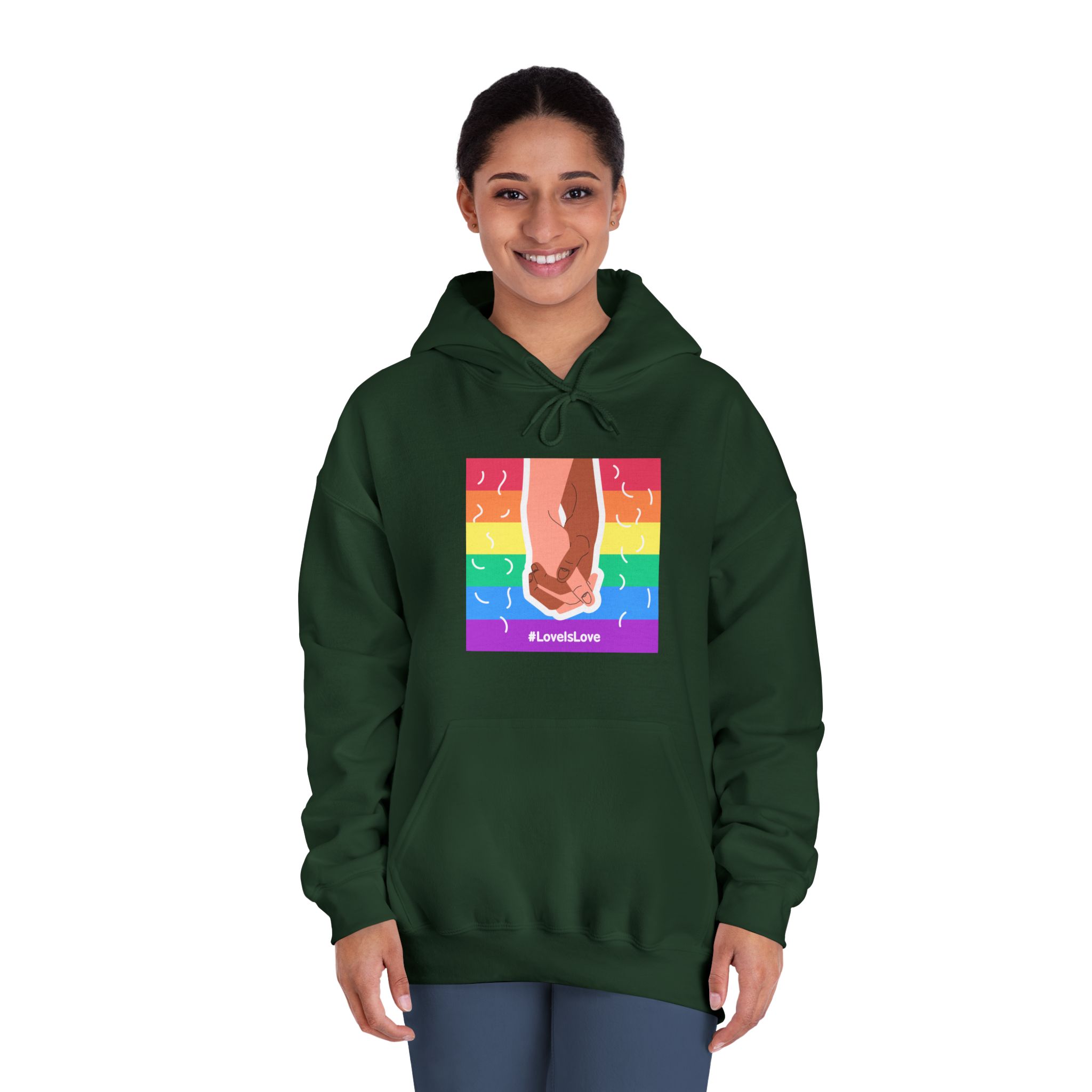 Pride Day Concept(2) Unisex Dryblend Hooded Sweatshirt - Image 24