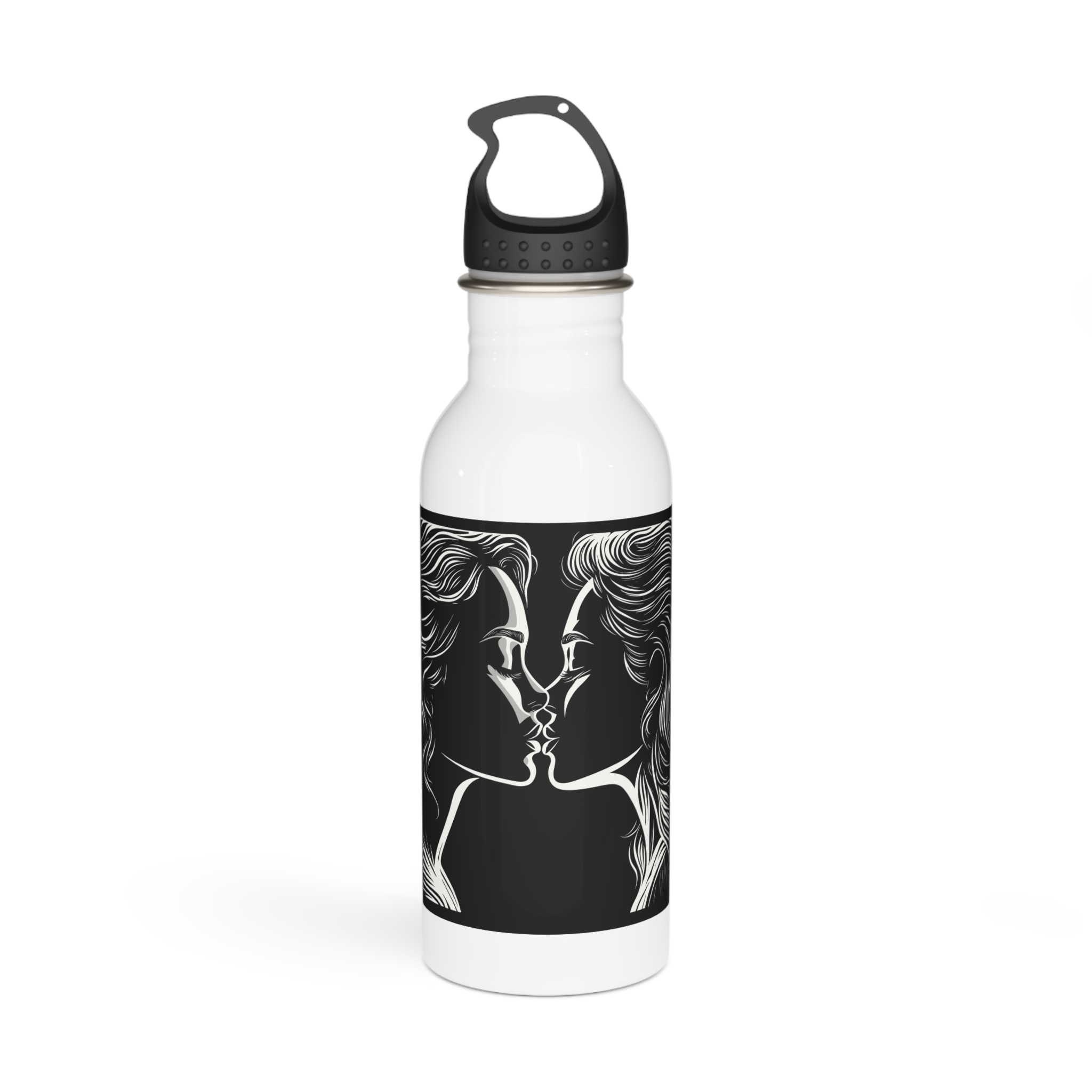 Lesbian Pride Design 33F9F0 Stainless Steel Water Bottle