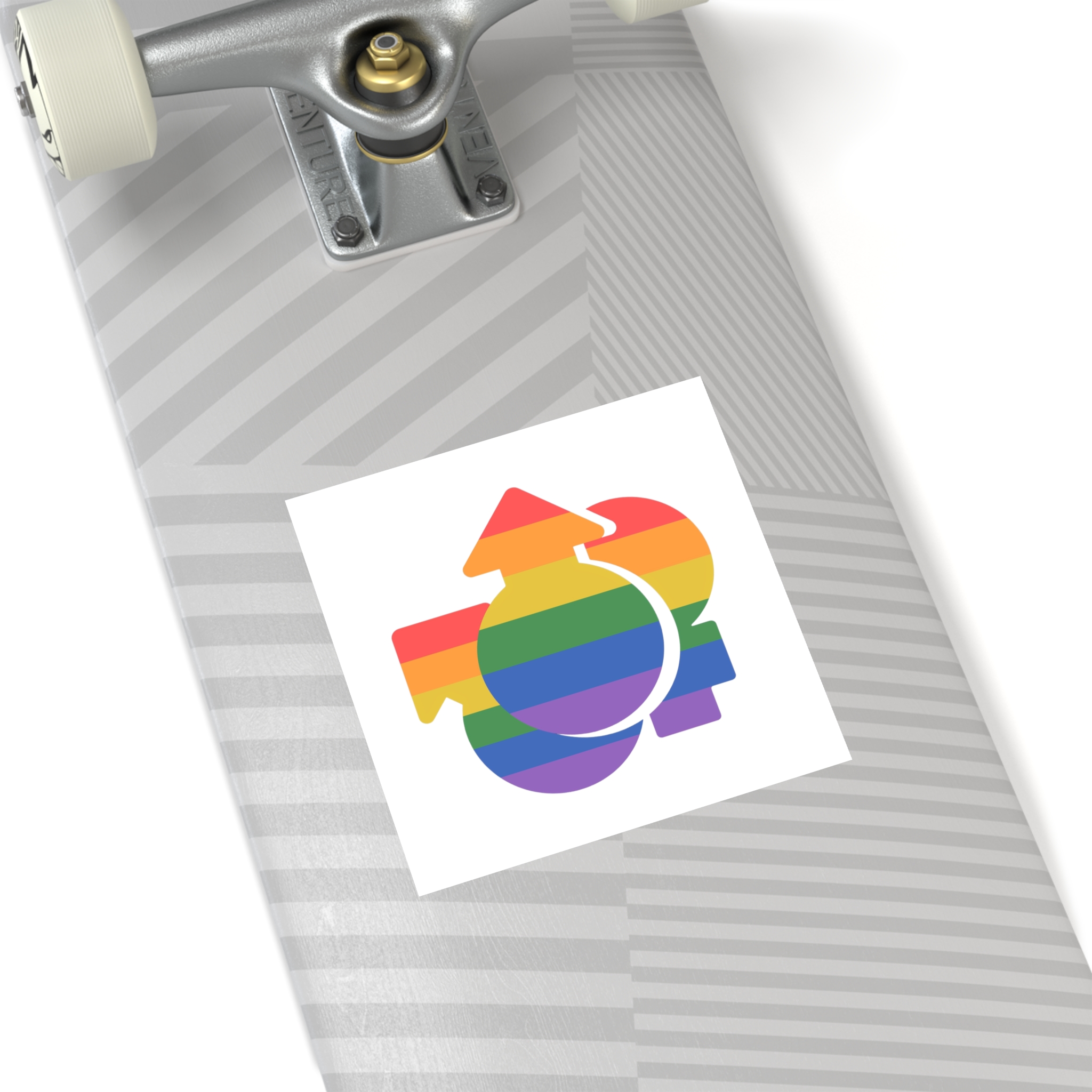 Lgbt Icon Isolated Black Background Lgbt Community Human Rights Concept Vector Flat Illustration Poster Card Banner Laminate Stickers Square - Image 44