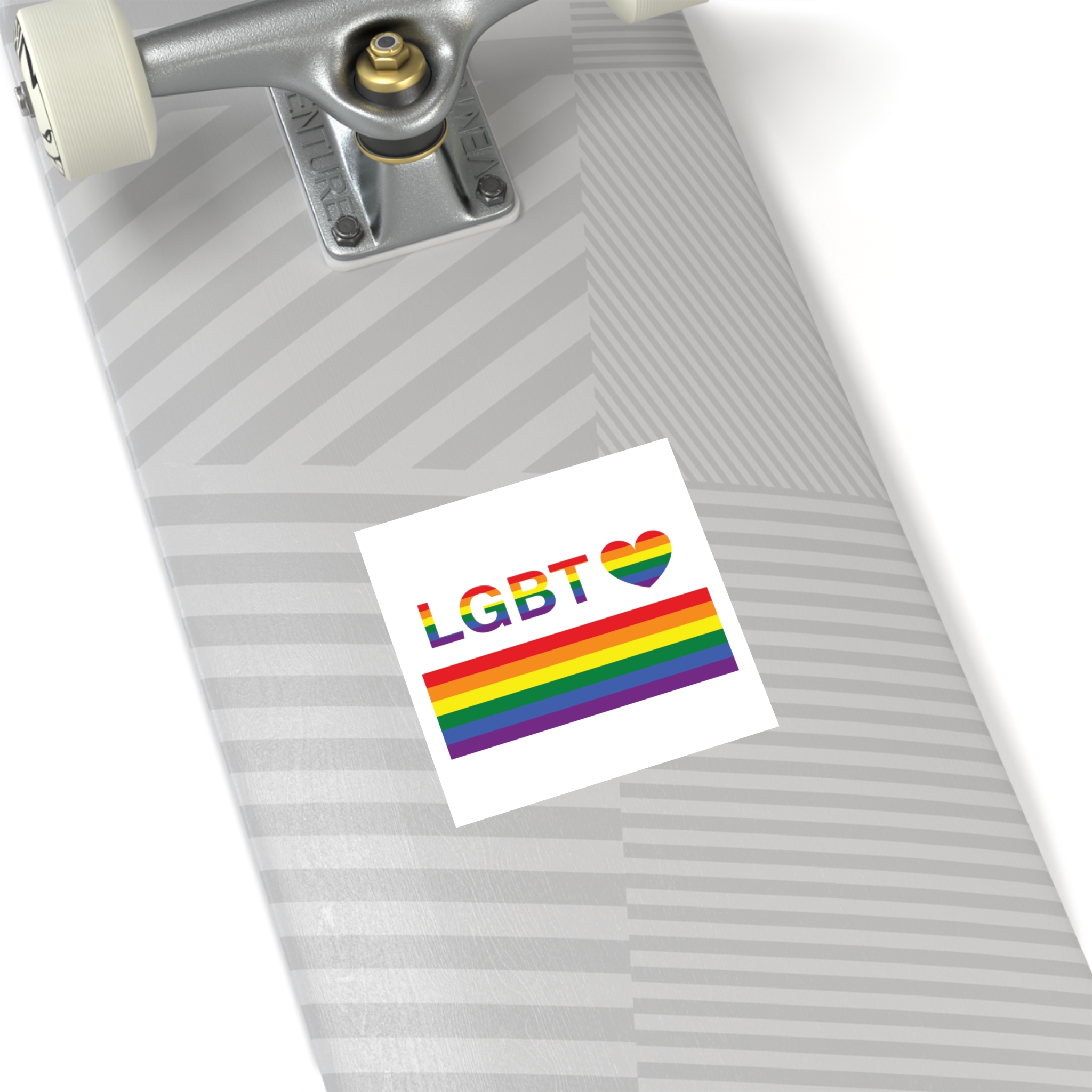 Lgbt Word Text Letter With Heart Rainbow Color Flag Isolated White Background Vector Illustration Laminate Stickers Square - Image 28