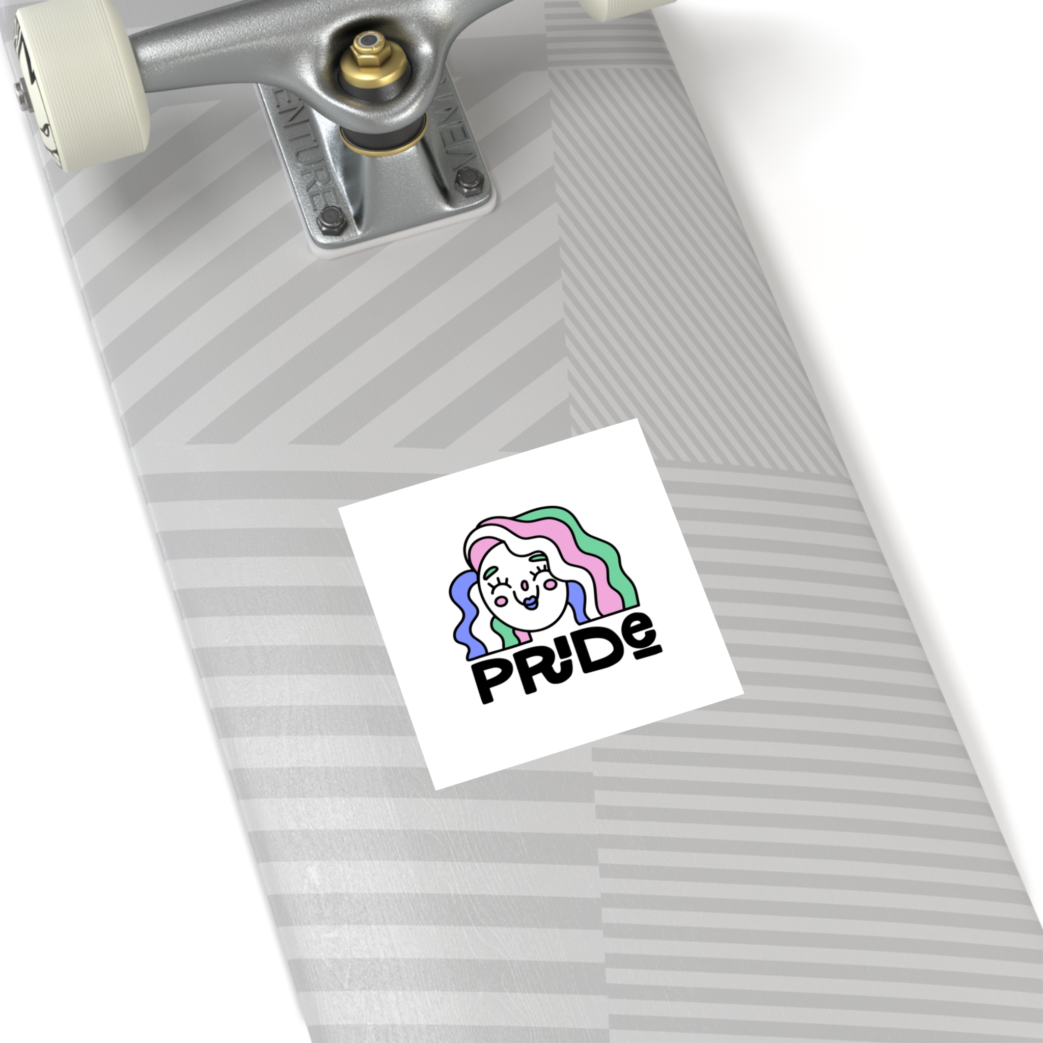 Pride Day Lettering Quote Concept Laminate Stickers Square - Image 72