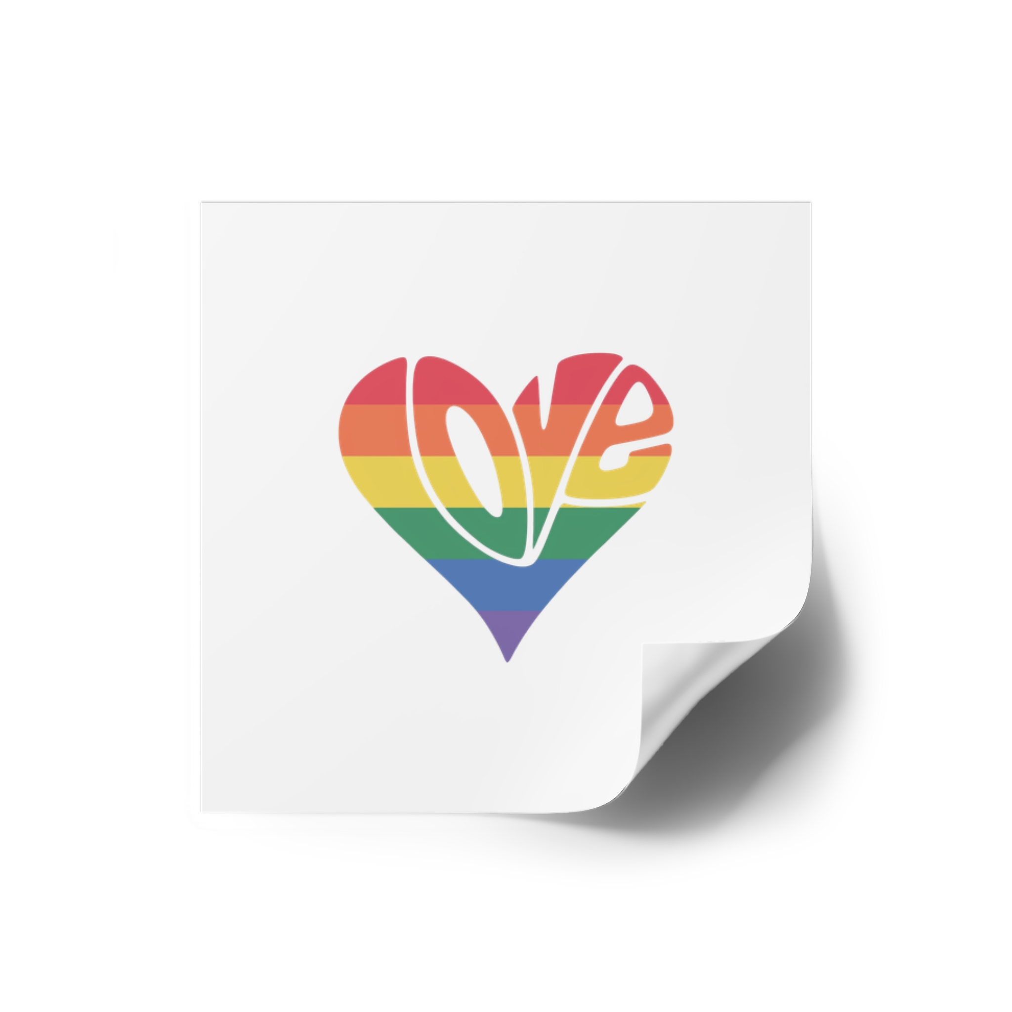 Pride Lgbt Gay Retro Tshirt Design Laminate Stickers Square - Image 2