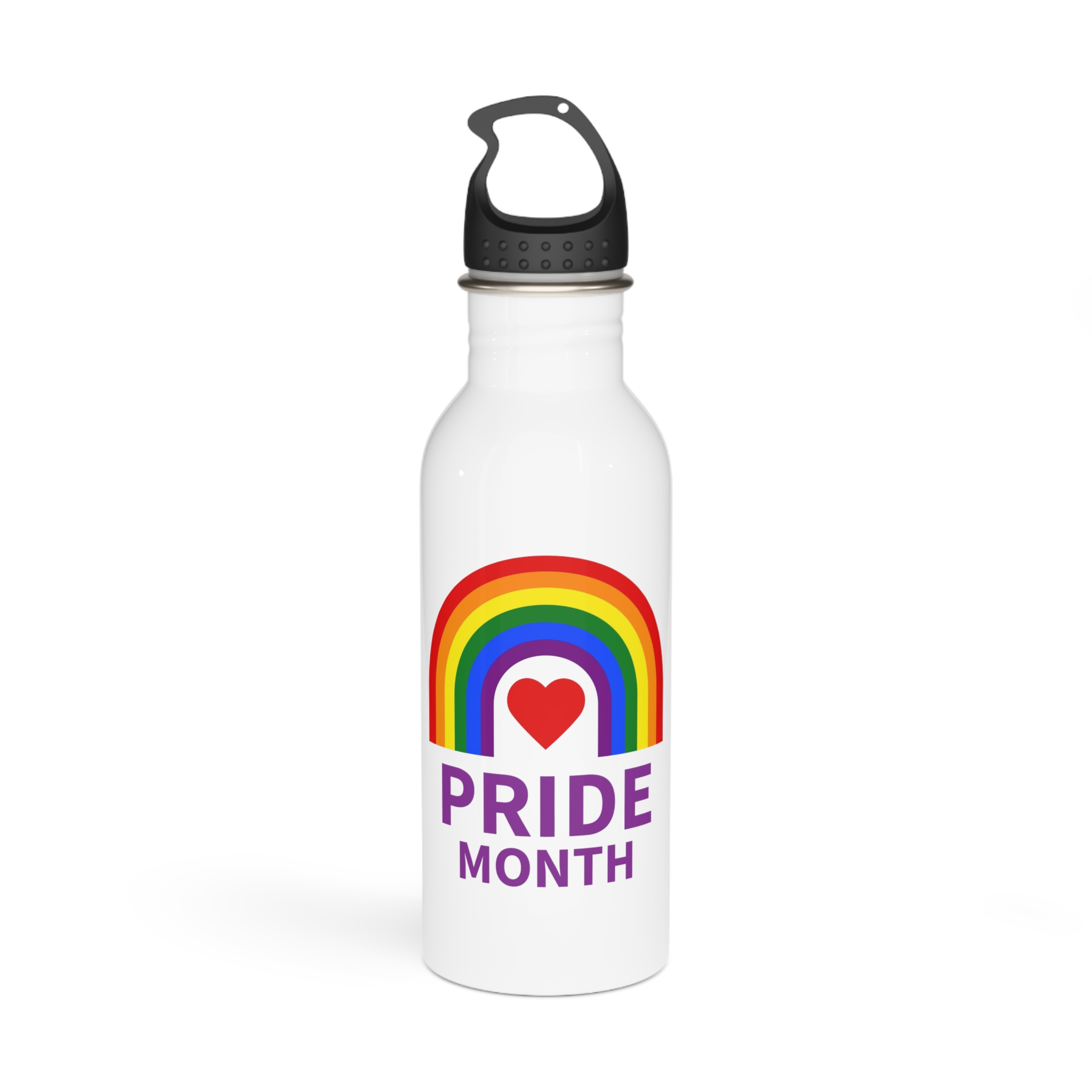 Pride Month Logo Template Design Stainless Steel Water Bottle