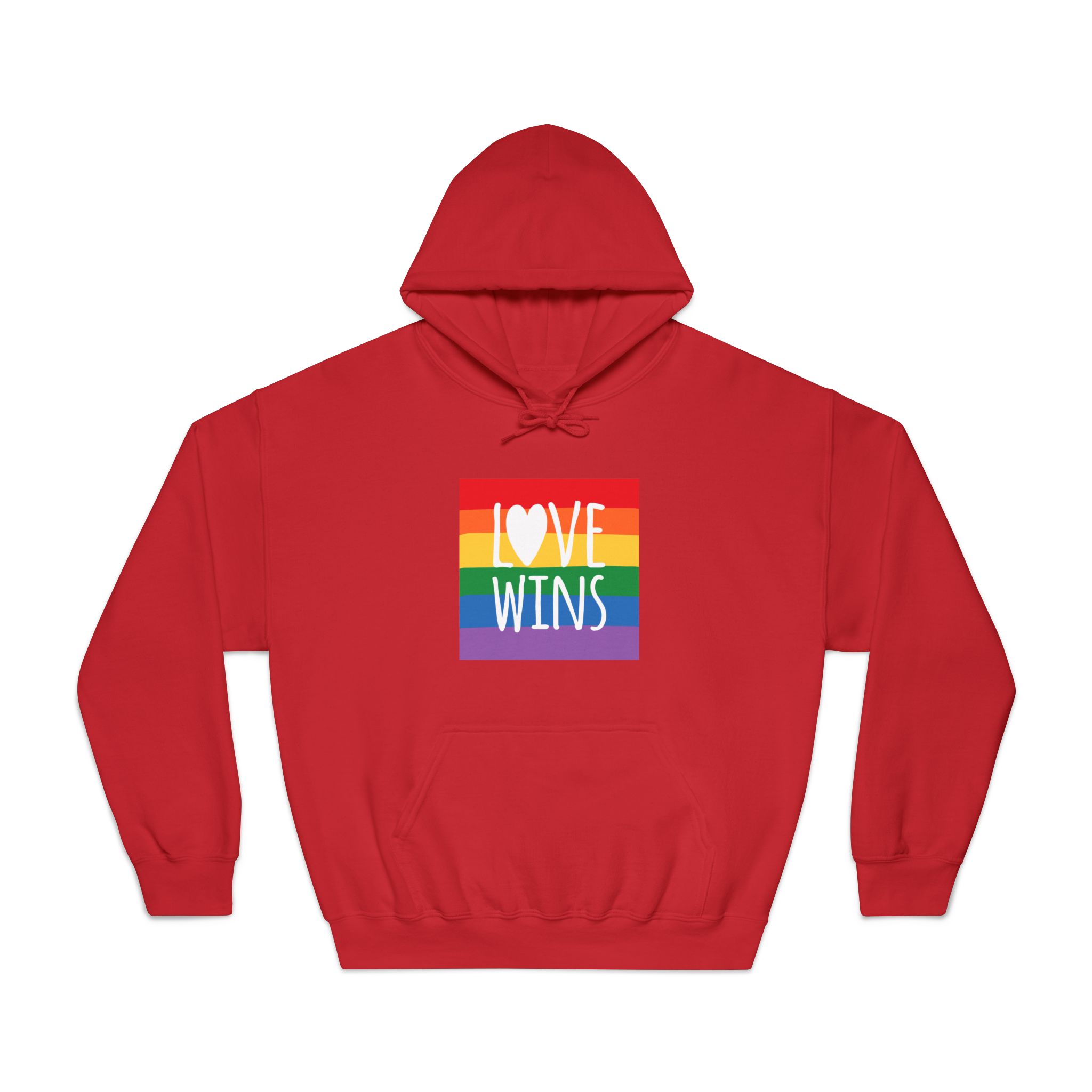 Lovewins Heart Hd 2 Unisex Dryblend Hooded Sweatshirt - Image 33