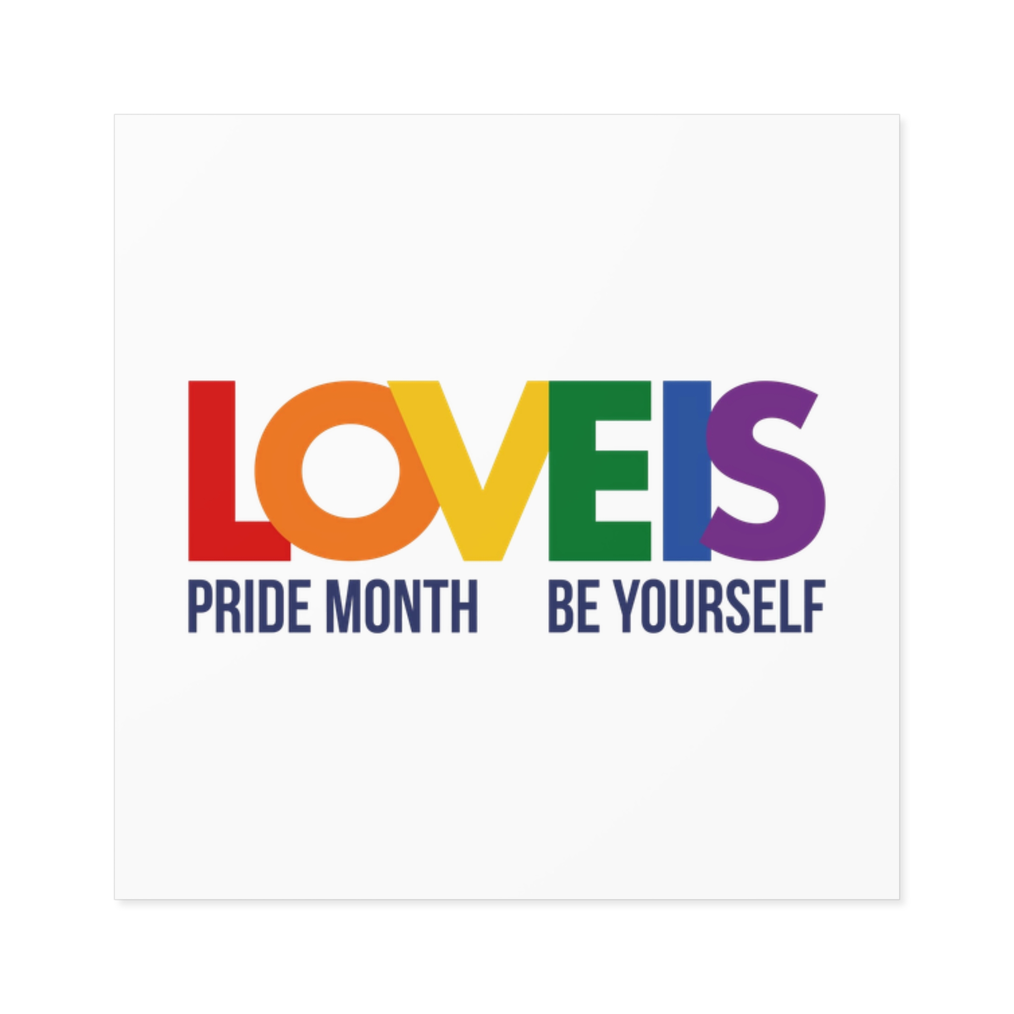 Lgbt Pride Month June 2026 Lesbian Gay Bisexual Transgender Lgbtq Flag Rainbow Love Vector Laminate Stickers Square - Image 9
