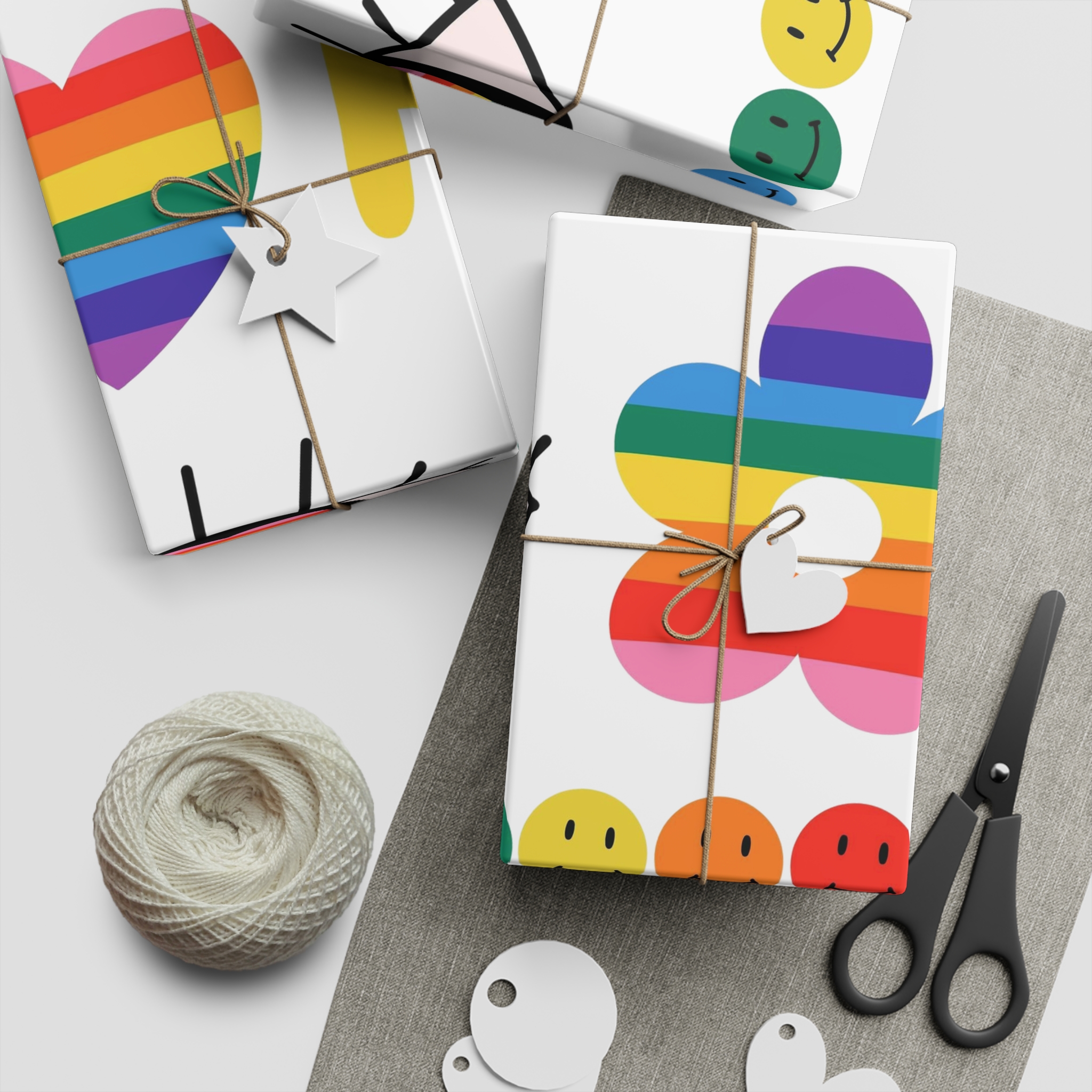Pride Month Gift Wrapping Paper Sheets 1pc - Image 2