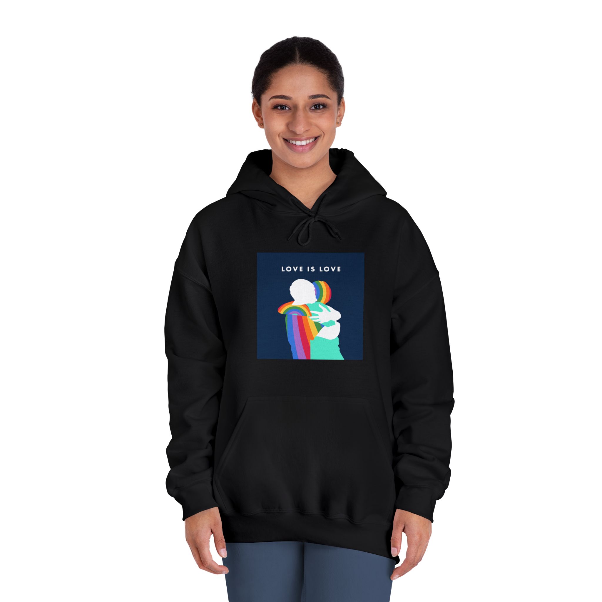 Pride Month 04 Unisex Dryblend Hooded Sweatshirt - Image 12
