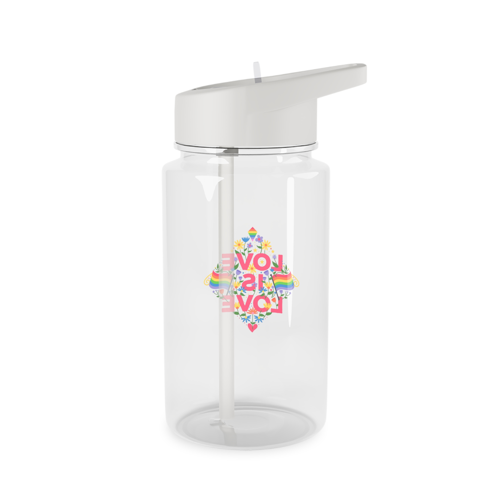Pride Day Typography Tritan Water Bottle - Image 2