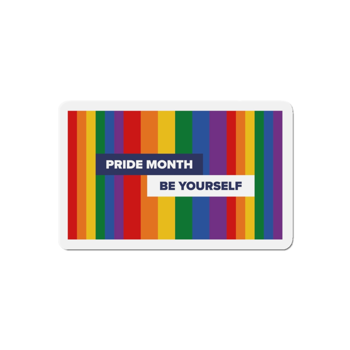 Lgbt Pride Month June Lesbian Gay Bisexual Transgender Lgbtq Flag Rainbow Vector2 Die Cut Magnets - Image 7