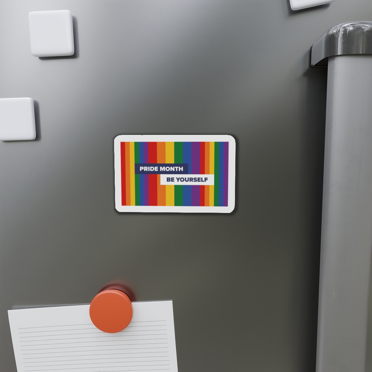 Lgbt Pride Month June Lesbian Gay Bisexual Transgender Lgbtq Flag Rainbow Vector2 Die Cut Magnets - Image 8