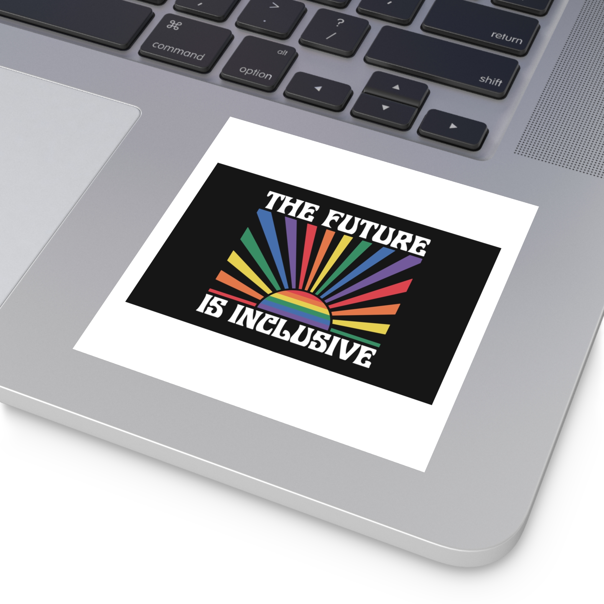 Pride Lgbtq Gay Typography Vector Tshirt Design Laminate Stickers Square - Image 27