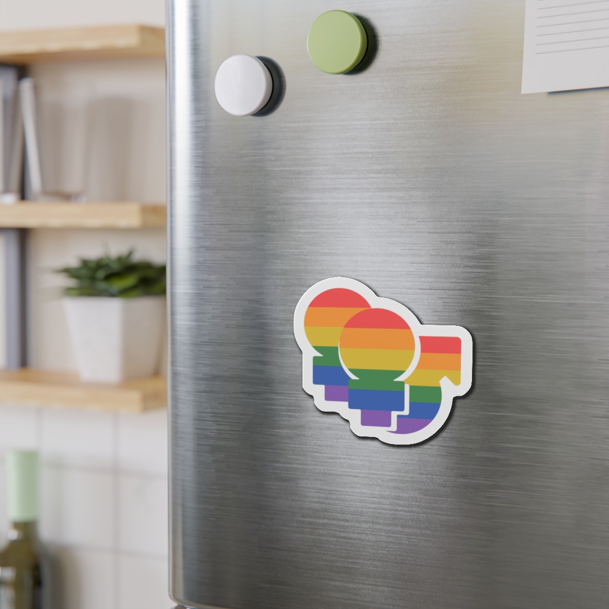 Lgbt Icon Isolated Black Background Diversity Human Right Concept Lgbt Community Vector Flat Illustration Poster Card Banner Die Cut Magnets - Image 9