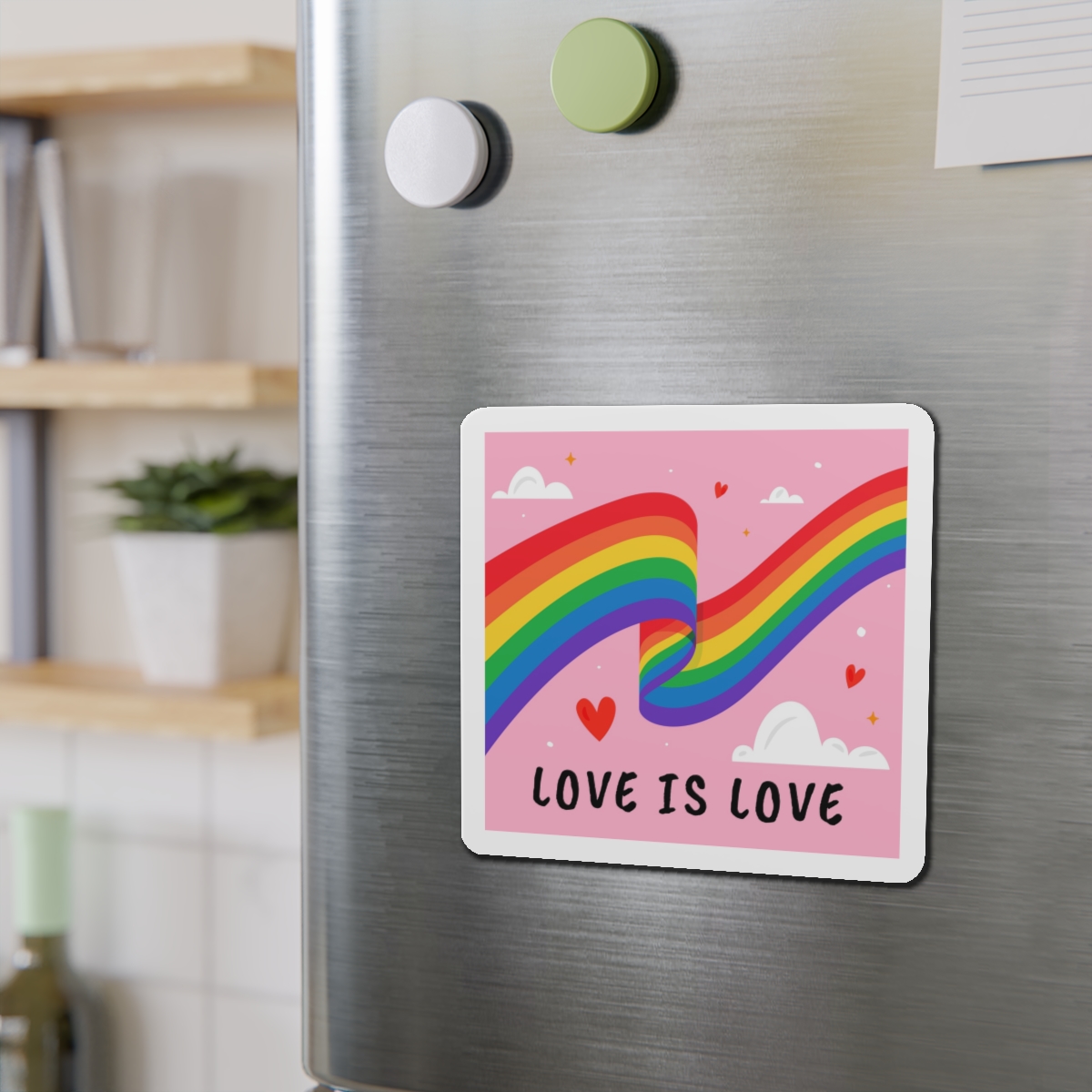 Colorful Flag Pride Day Die Cut Magnets - Image 12