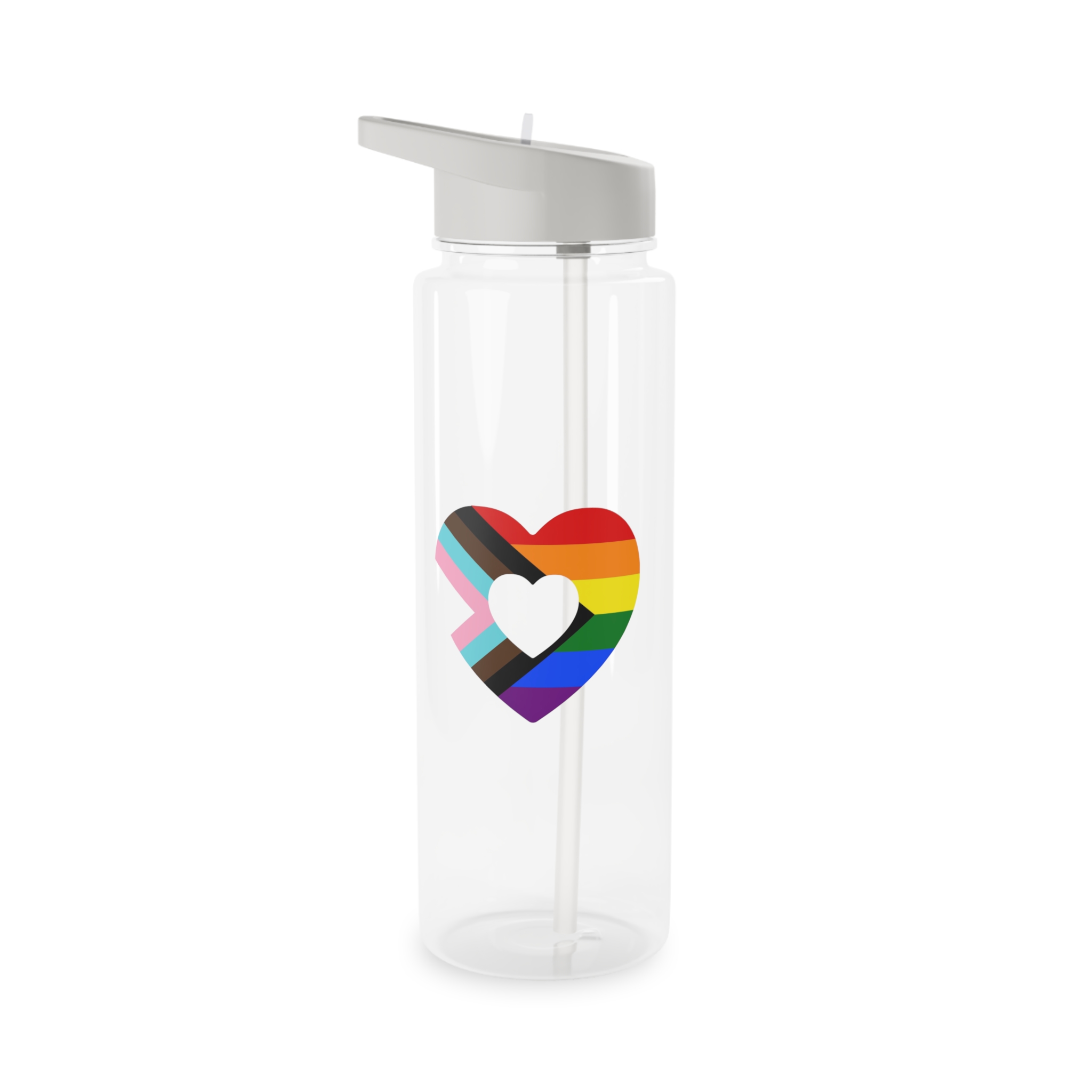 Progress Pride Flag Progress Pride Rainbow Flags Lgbtq Flag Tritan Water Bottle - Image 5