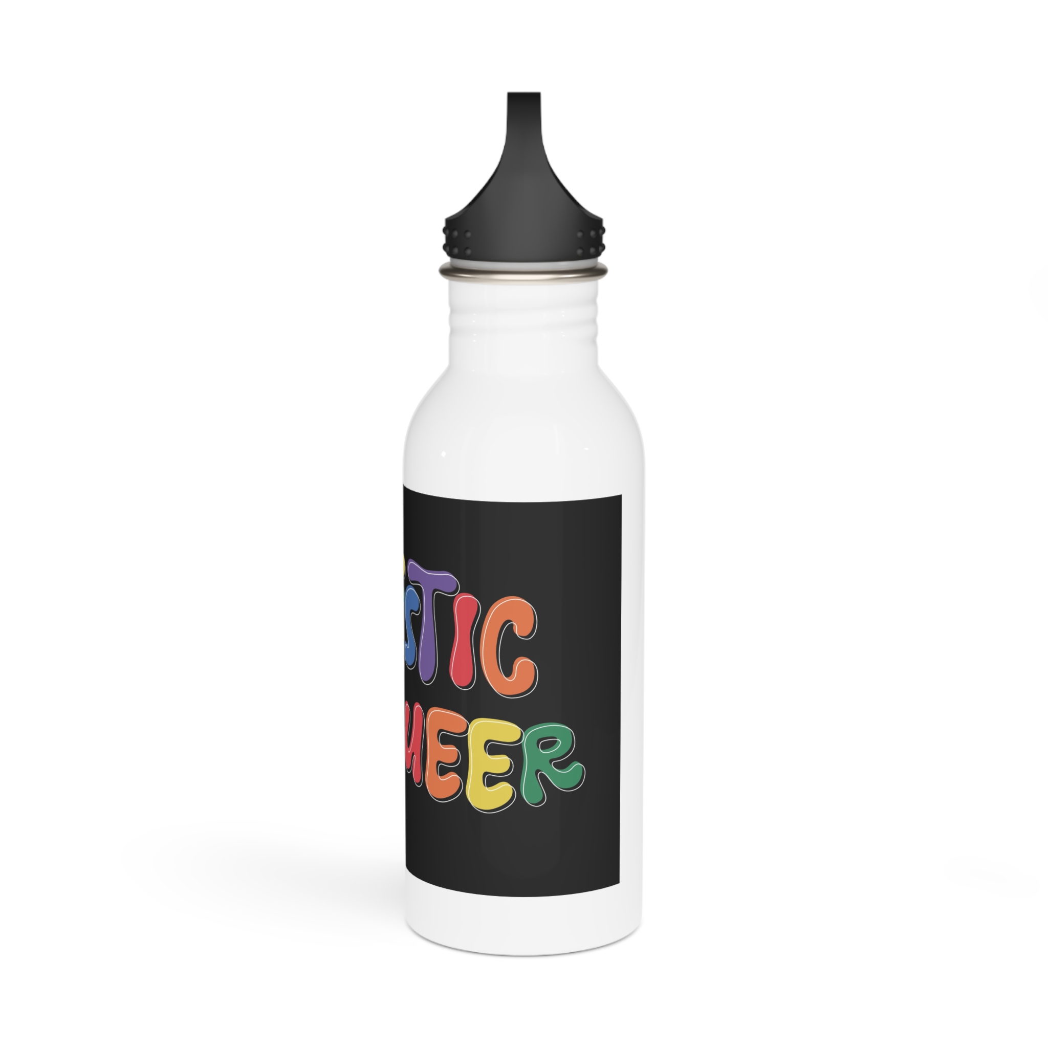 Pride Lgbtq Gay Typography Vector Tshirt Design(6) Stainless Steel Water Bottle - Image 4