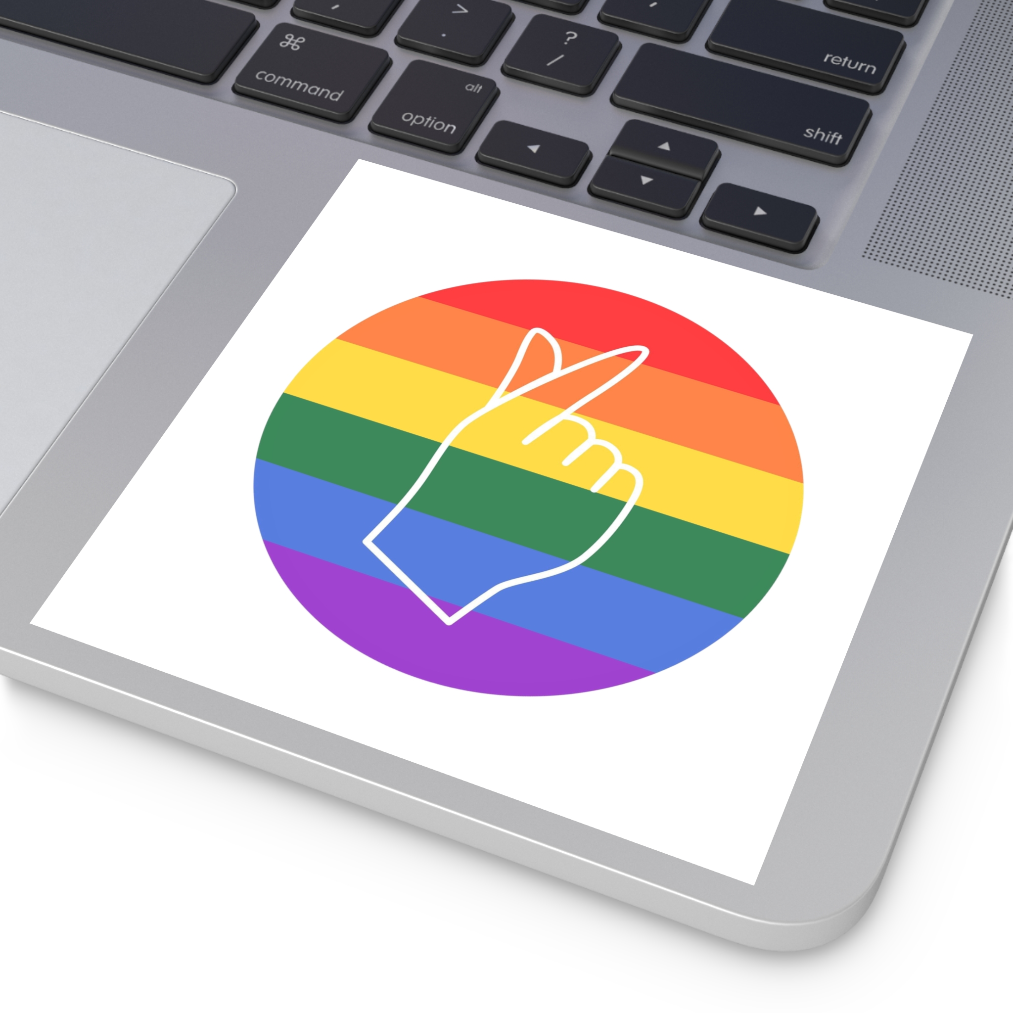 Lgbtq Diversity Rainbow Pride Concept Vector Isolated Illustration Laminate Stickers Square - Image 43