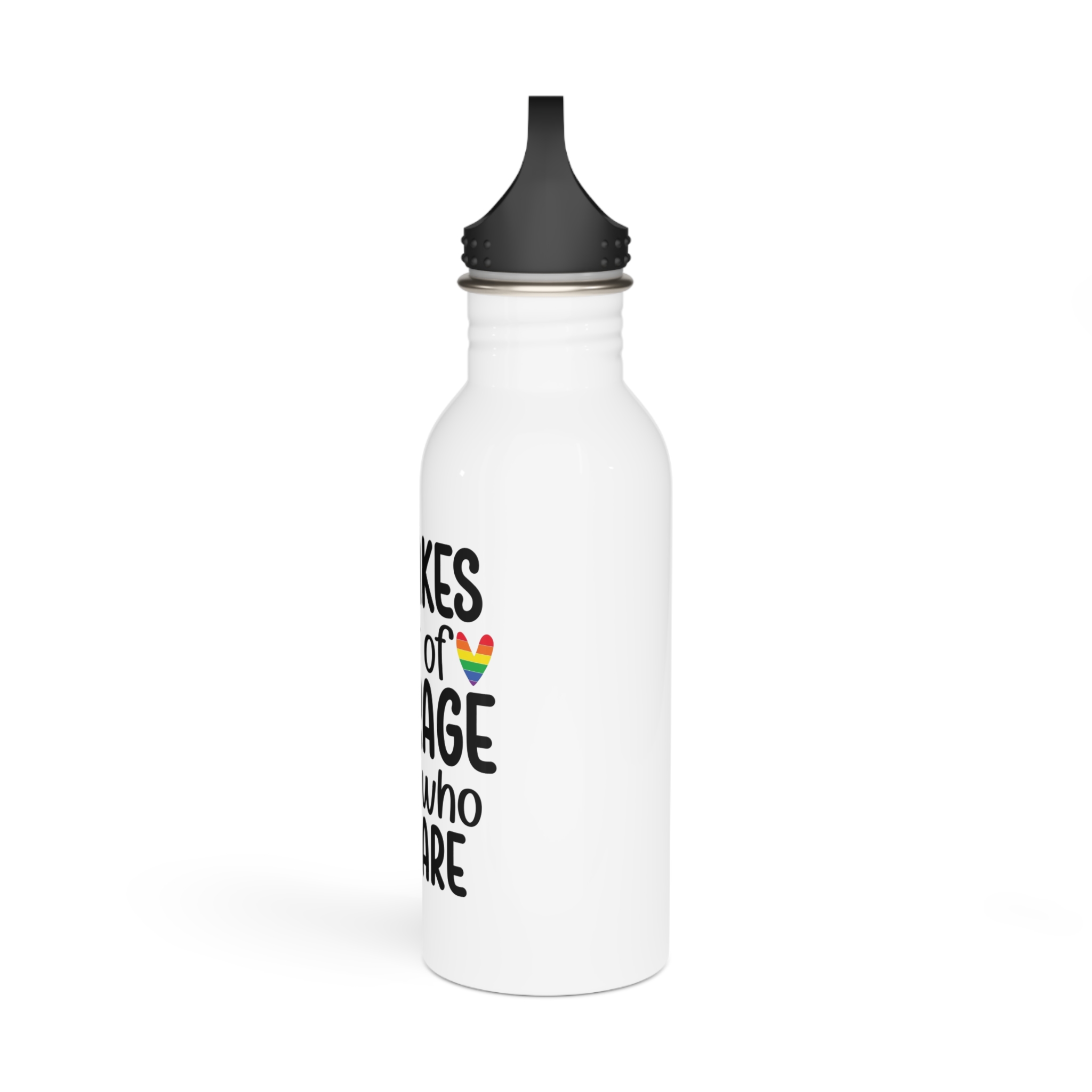 Gay Pride Svg Design(3) Stainless Steel Water Bottle - Image 4