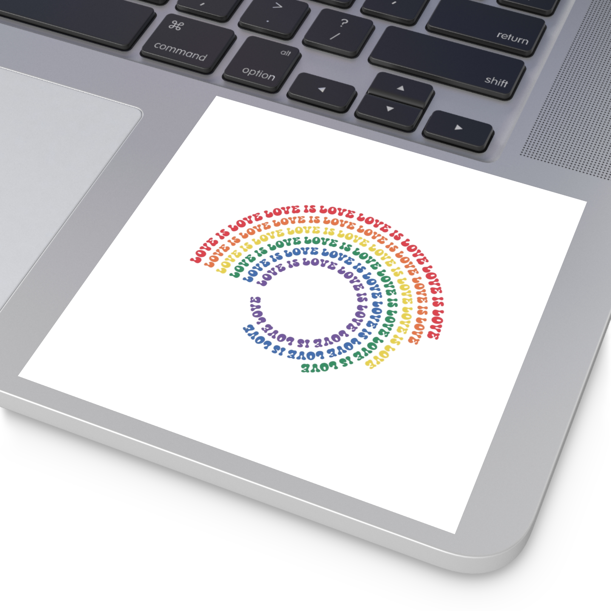 Pride Lgbtq Gay Typography Vector Tshirt Design Laminate Stickers Square - Image 35