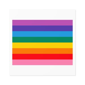Pride Love Freedom Lgbtq Lgbt Heart Rainbow Love Wins Gay Lesbian Trans Homo Homosexual Colors Flag Diversity Parade Laminate Stickers Square