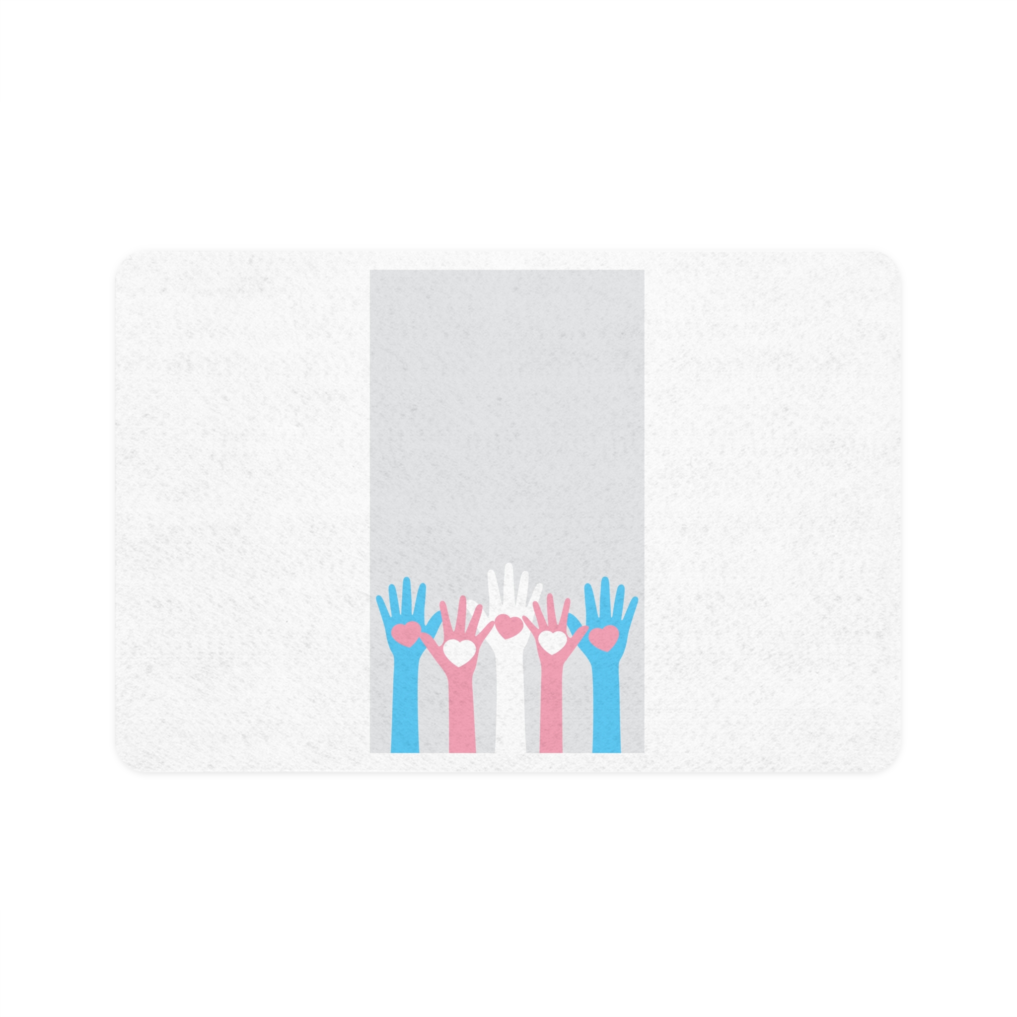 Lesbian Pride Design FE58DC Pet Food Mat 12x18