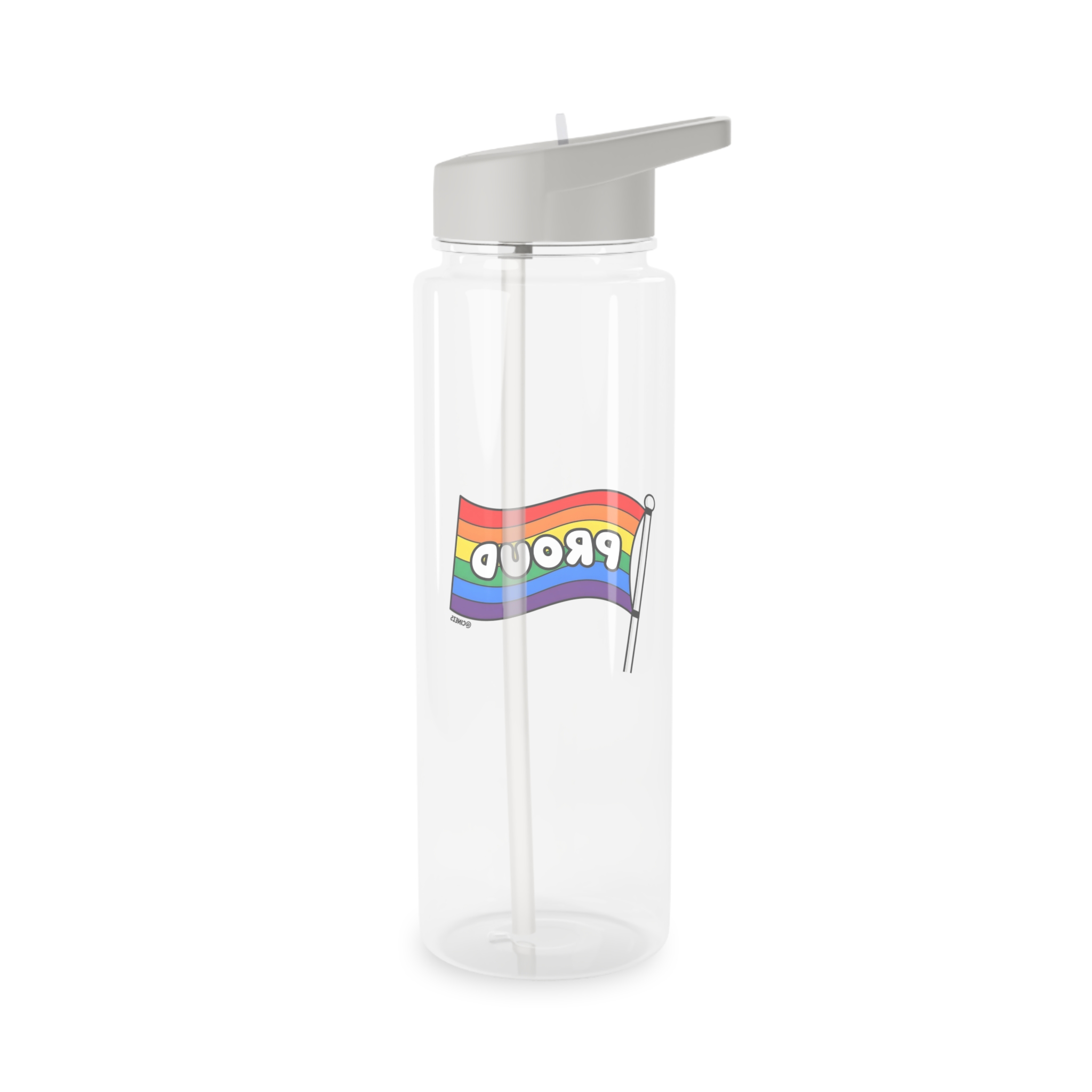 Proud Rainbow Flag Lgbtq Celebration Tritan Water Bottle - Image 6