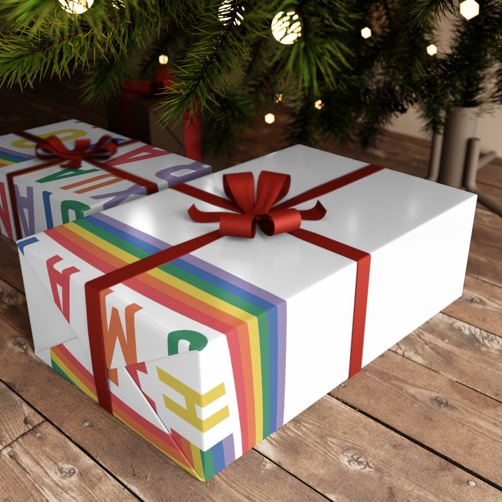 Lgbtq Pride Month Svg Design Bundle(2) Gift Wrapping Paper Sheets 1pc - Image 3