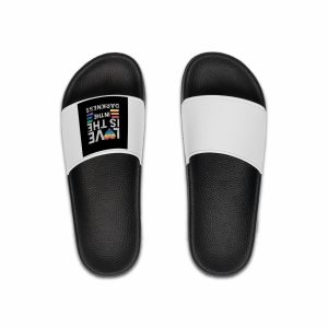 Love Is the In the Darkness Mens Slide Sandals