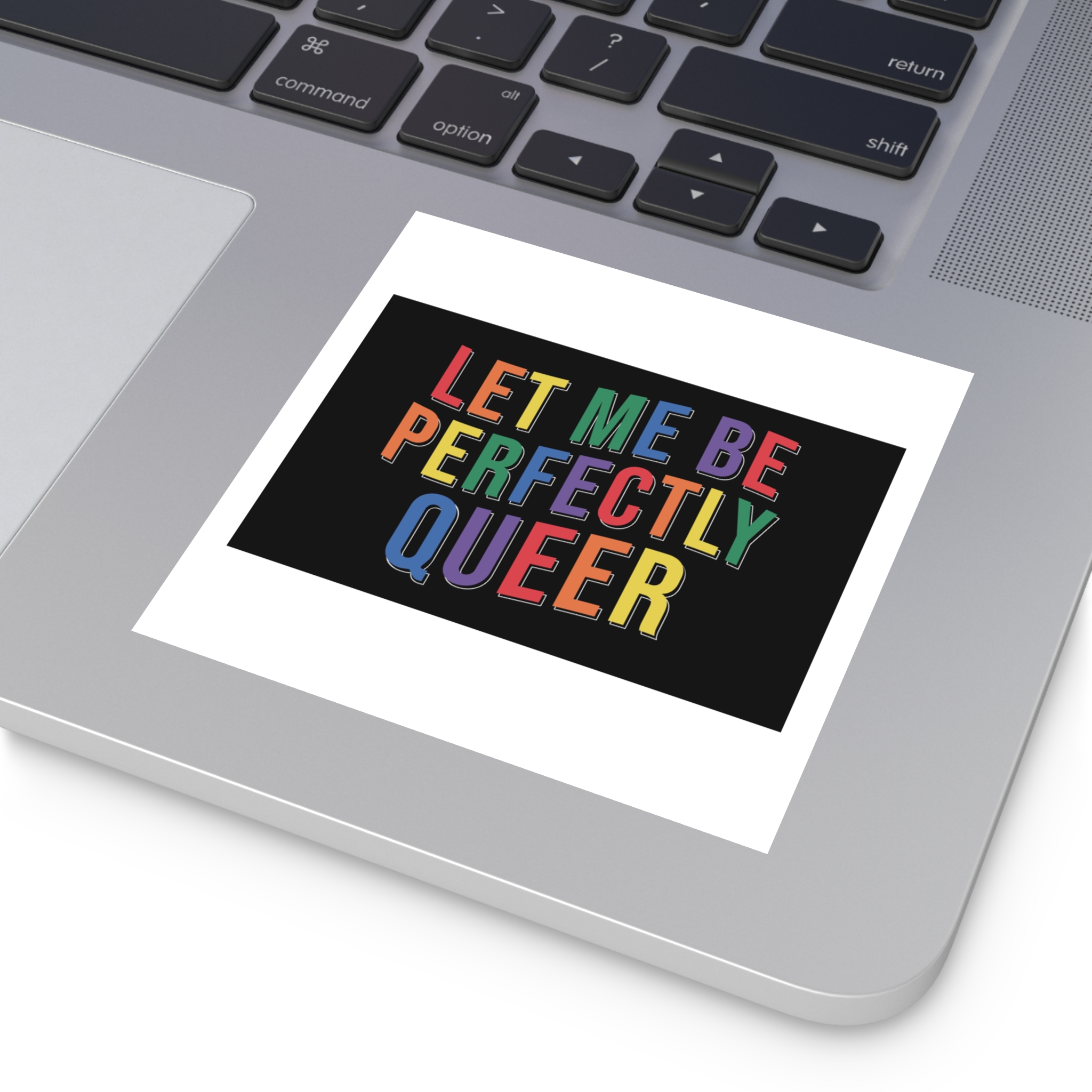 Pride Lgbtq Gay Typography Vector Tshirt Design(9) Laminate Stickers Square - Image 31