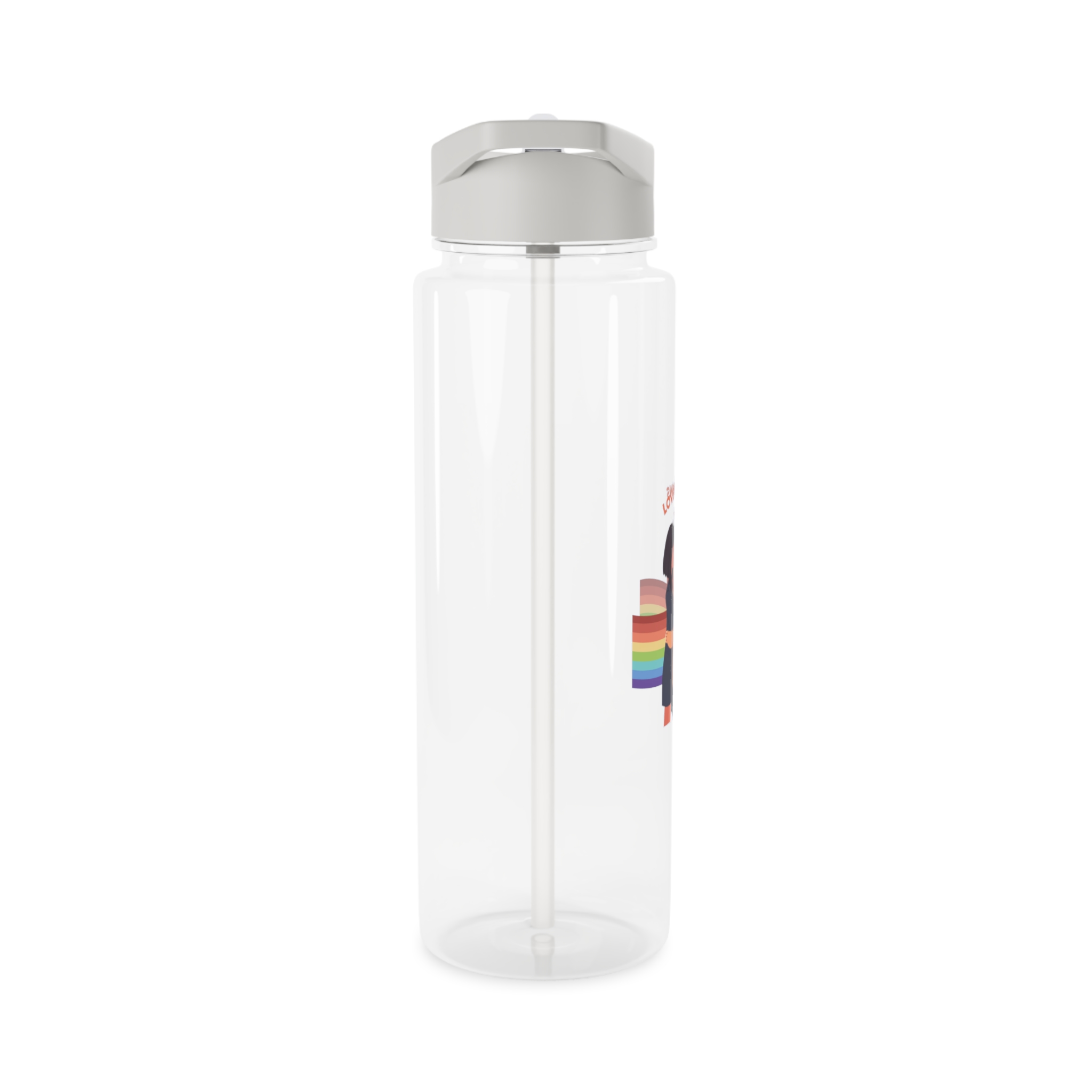 Pride Day People With Women Tritan Water Bottle - Image 8