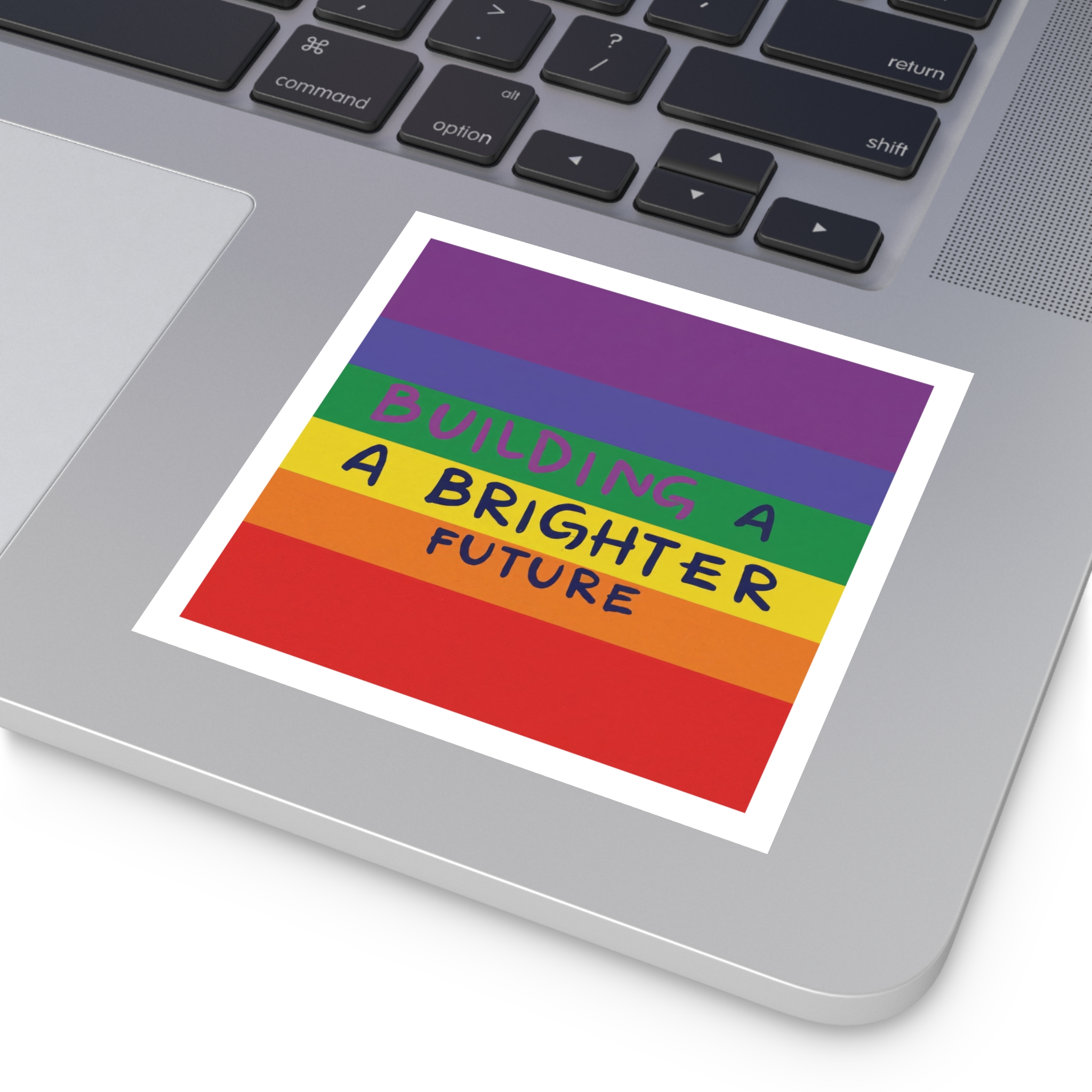 Rainbow Lgbt Flag Vector Illustration Pride Month Rainbow Lgbt Flag Vector Illustration Pri Laminate Stickers Square - Image 19