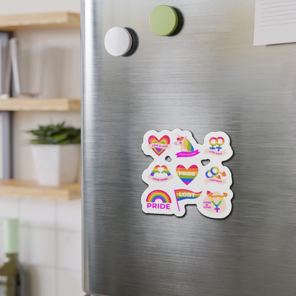 Pride Day Labels Set Die Cut Magnets - Image 9