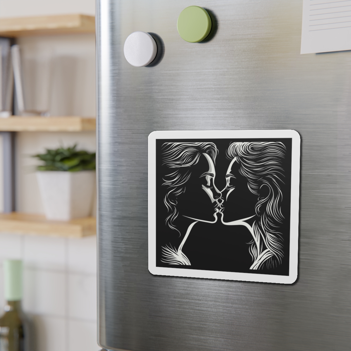 Lesbian Pride Design 33F9F0 Die Cut Magnets - Image 12