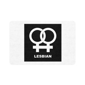 Lesbian Pride Design 5F97D7 Pet Food Mat 12x18