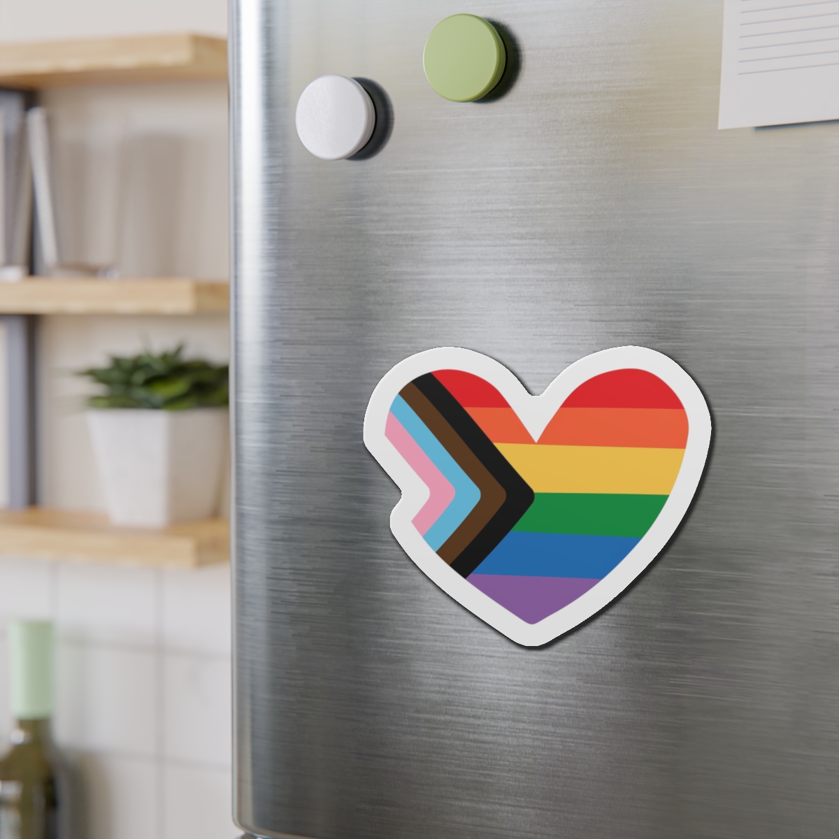 Vector Lgbt Lgbtqia New Flag Rainbow Heart Die Cut Magnets - Image 15