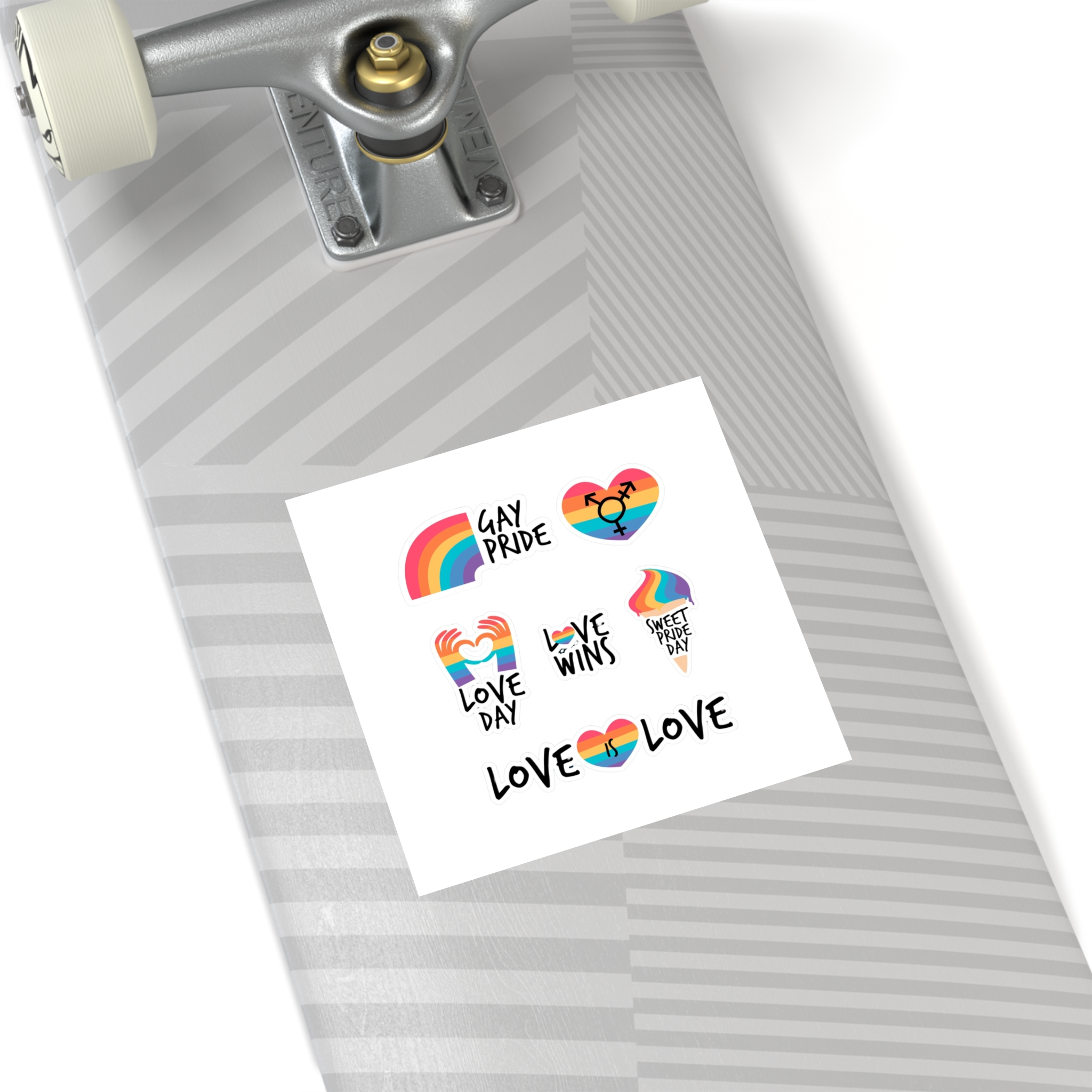 Pride Day Label Pack Theme Laminate Stickers Square - Image 48
