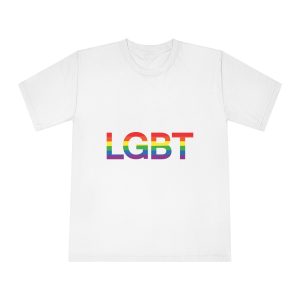 Vector Flat Lgbt Rainbow Flag Lettering - Unisex Classic Crewneck T Shirt