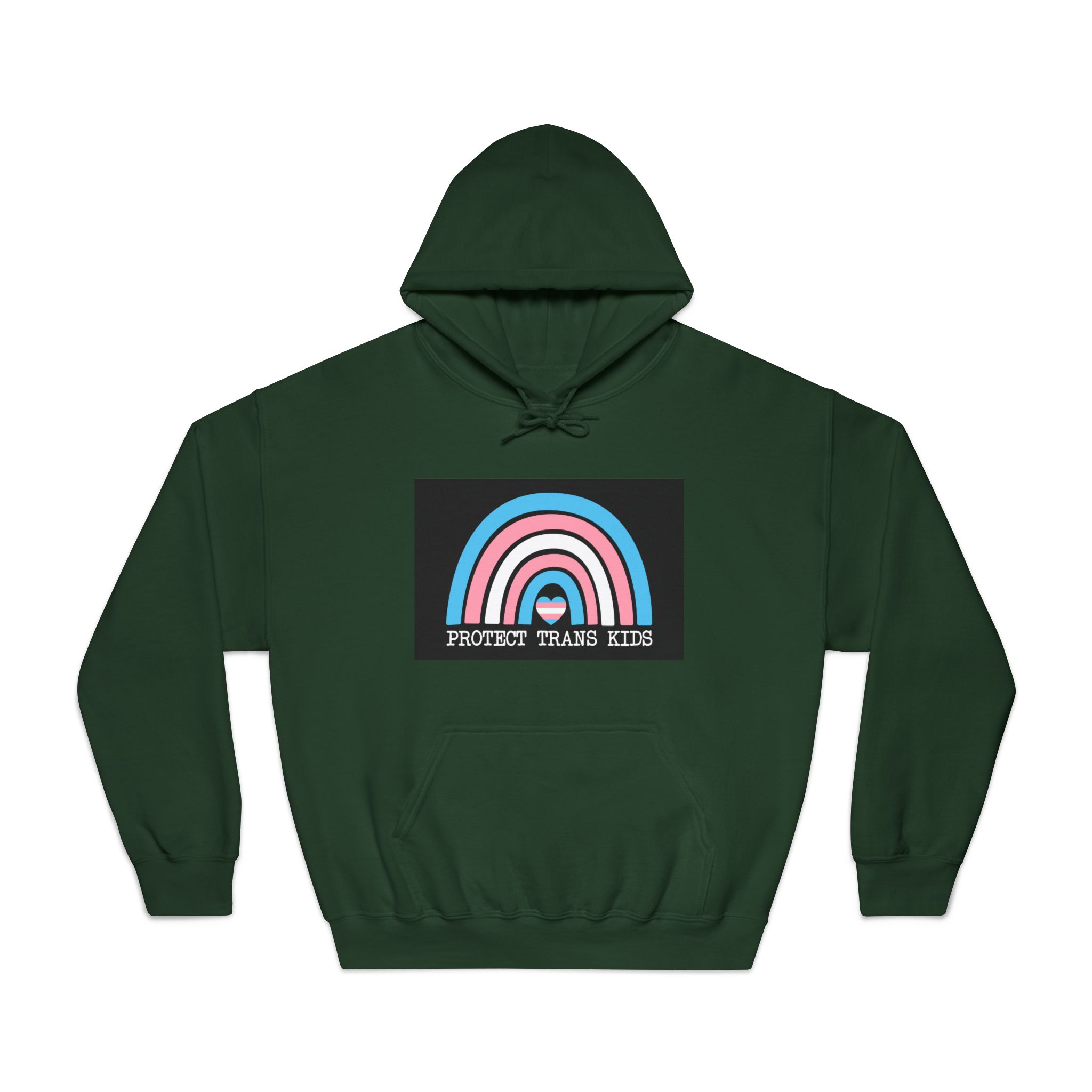 Poster That Says Protection Boys Their Kids Unisex Dryblend Hooded Sweatshirt - Image 21