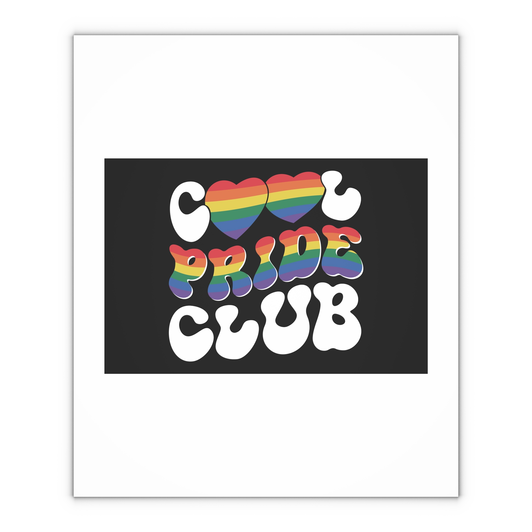 Rainbow Club Logo With Word Rainbow Top Gift Wrapping Paper Sheets 1pc - Image 4