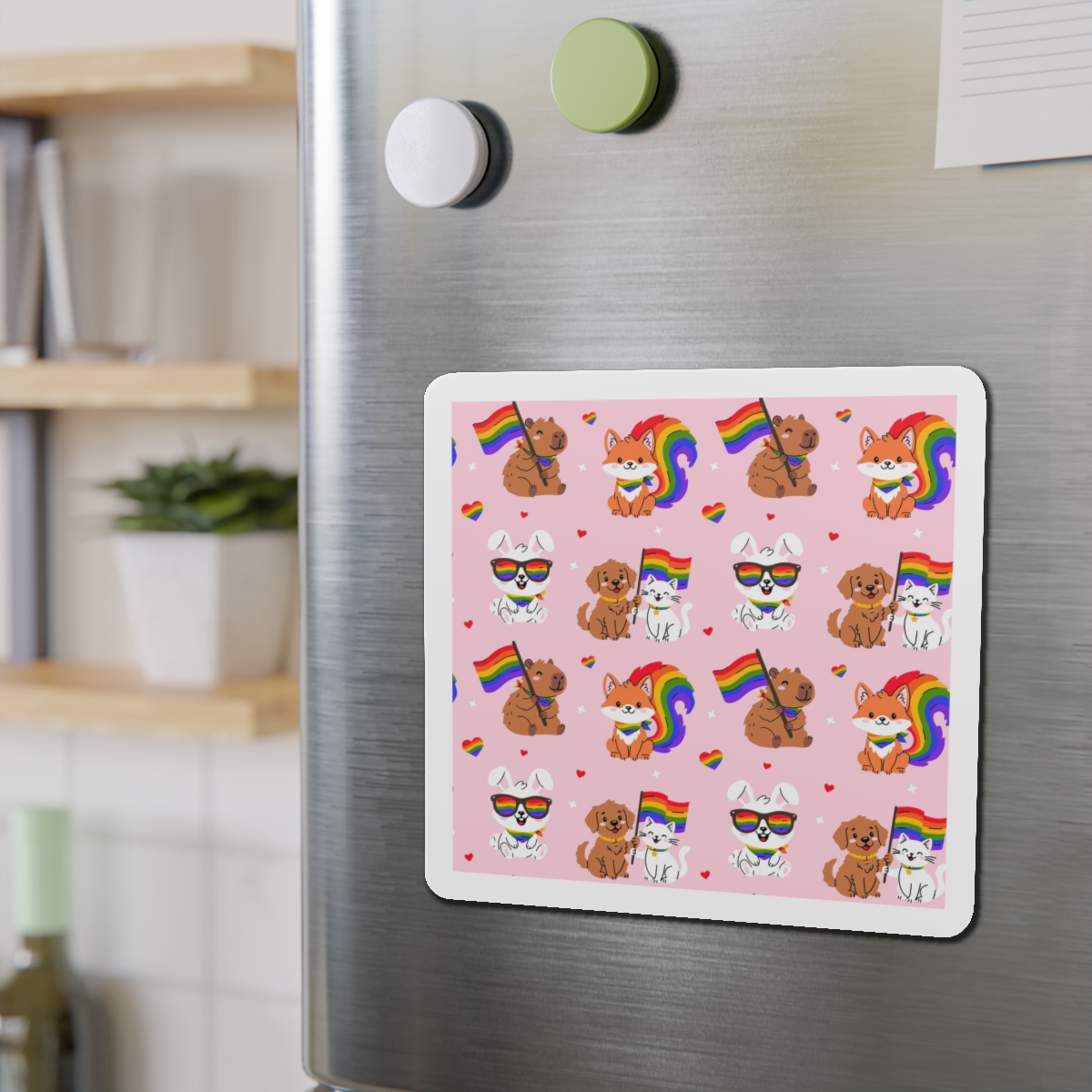 Lesbian Pride Design F6321F Die Cut Magnets - Image 15