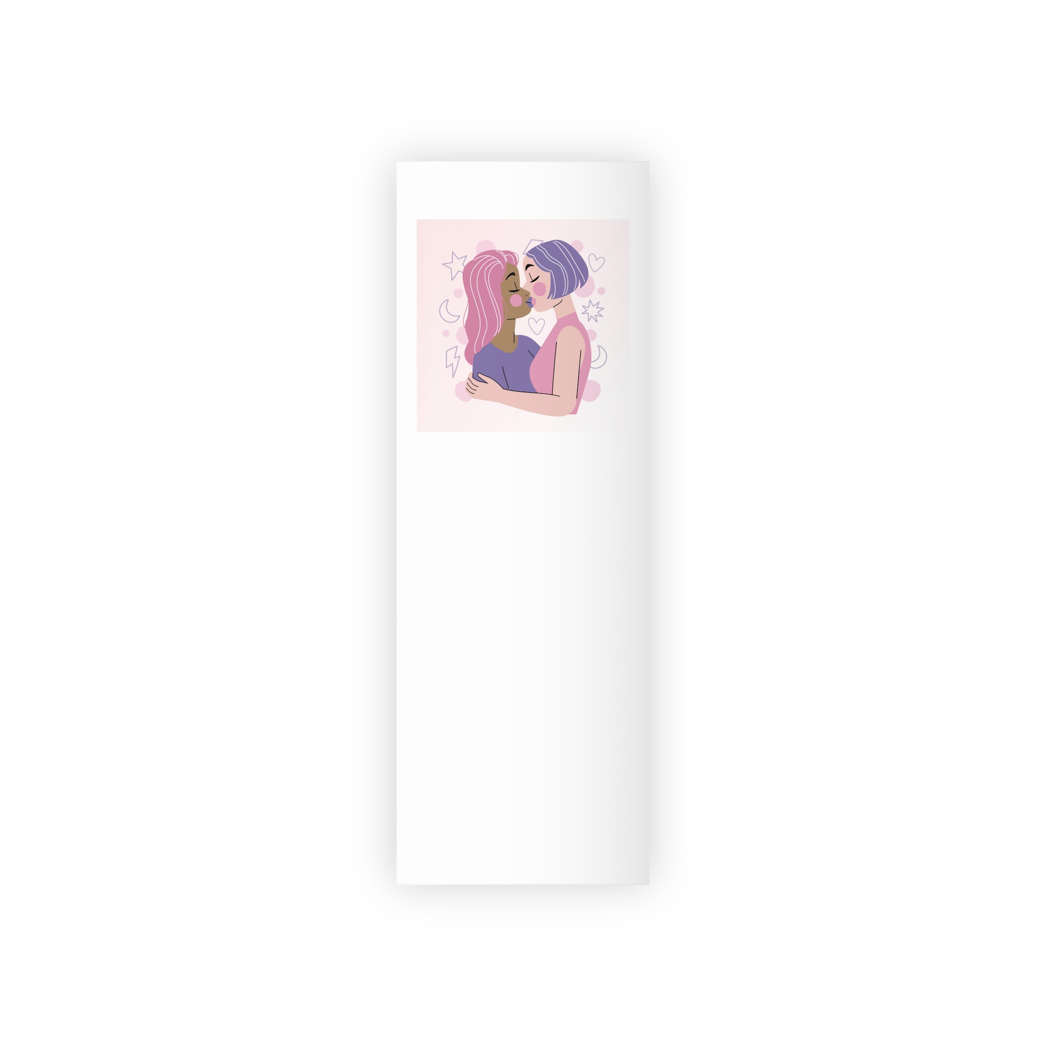 Lesbian Pride Design 5F97CF Gift Wrapping Paper Rolls 1pc - Image 5