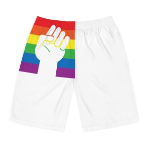 Lgbt Hand Flat Mens Board Shorts Aop