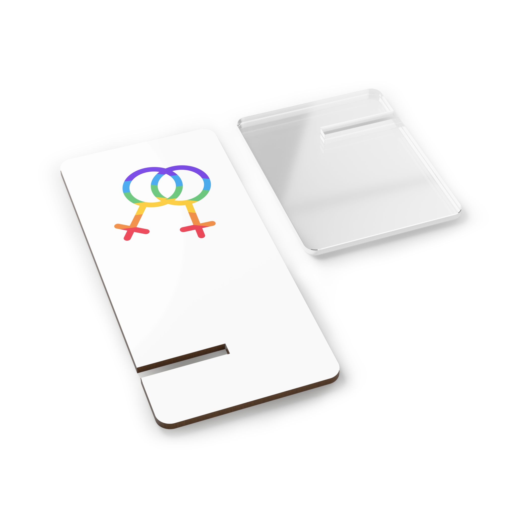 Gay Symbol Lgbtq Pride Colors Vector Illustration Mobile Display Stand For Smartphones - Image 2