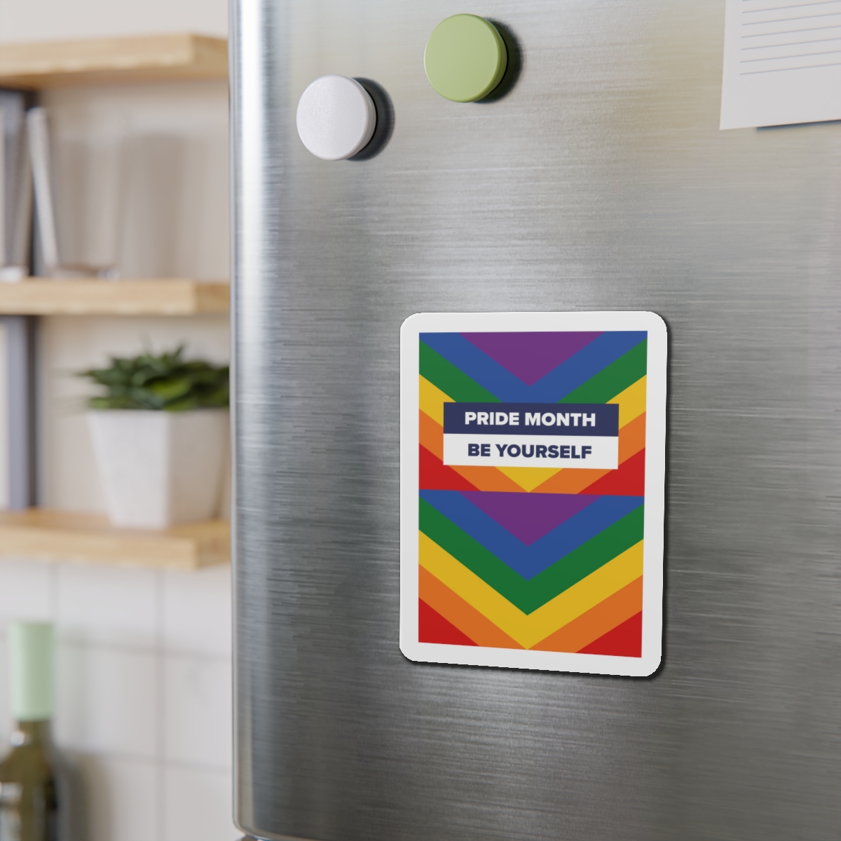 Lgbt Pride Month June Lesbian Gay Bisexual Transgender Lgbtq Flag Rainbow Vector(1)2 Die Cut Magnets - Image 12